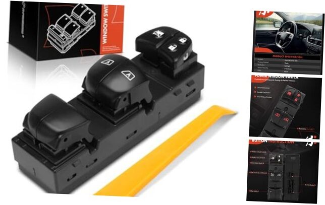 Driver Side Master Power Window Switch Compatible with Nissan Murano 2015-2022