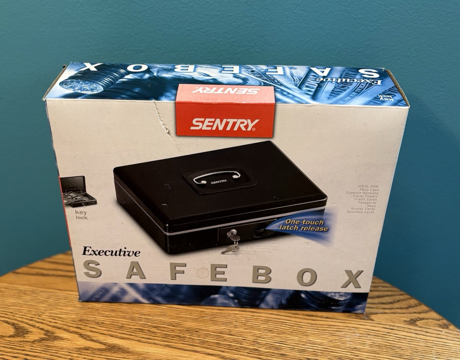 New Old Stock Sentry Executive Safebox In Original Packaging