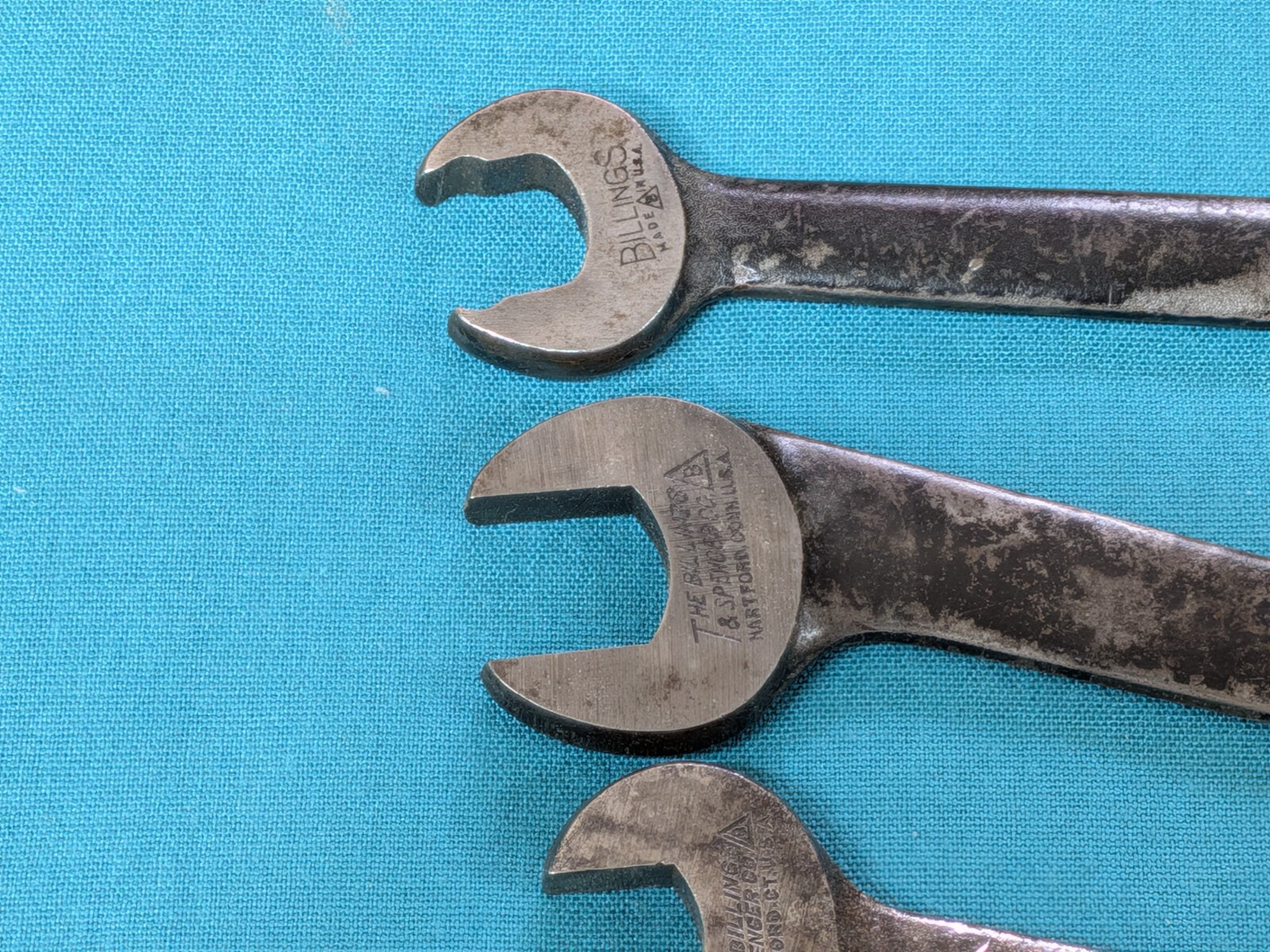 Vintage Billings & Spencer 4 pc. Wrench Collection