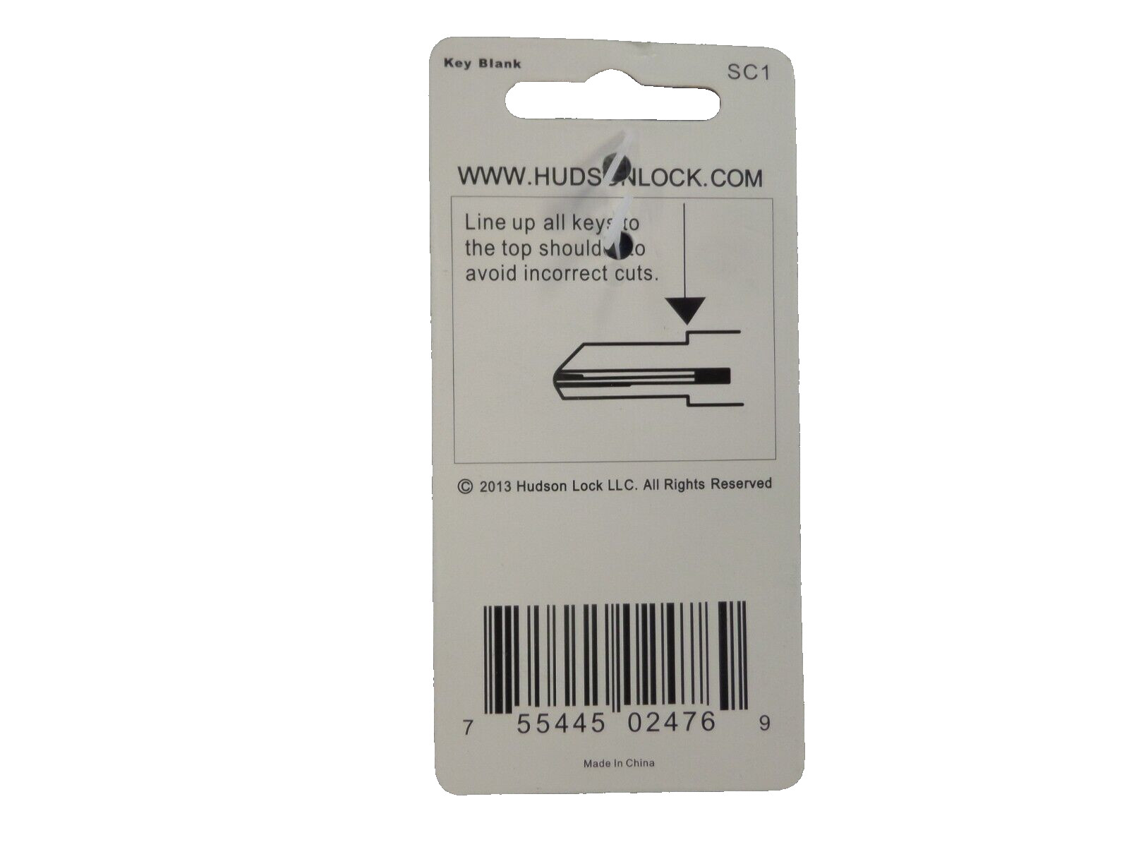 RIFLE SCHLAGE SC1 HOUSE KEY BLANK