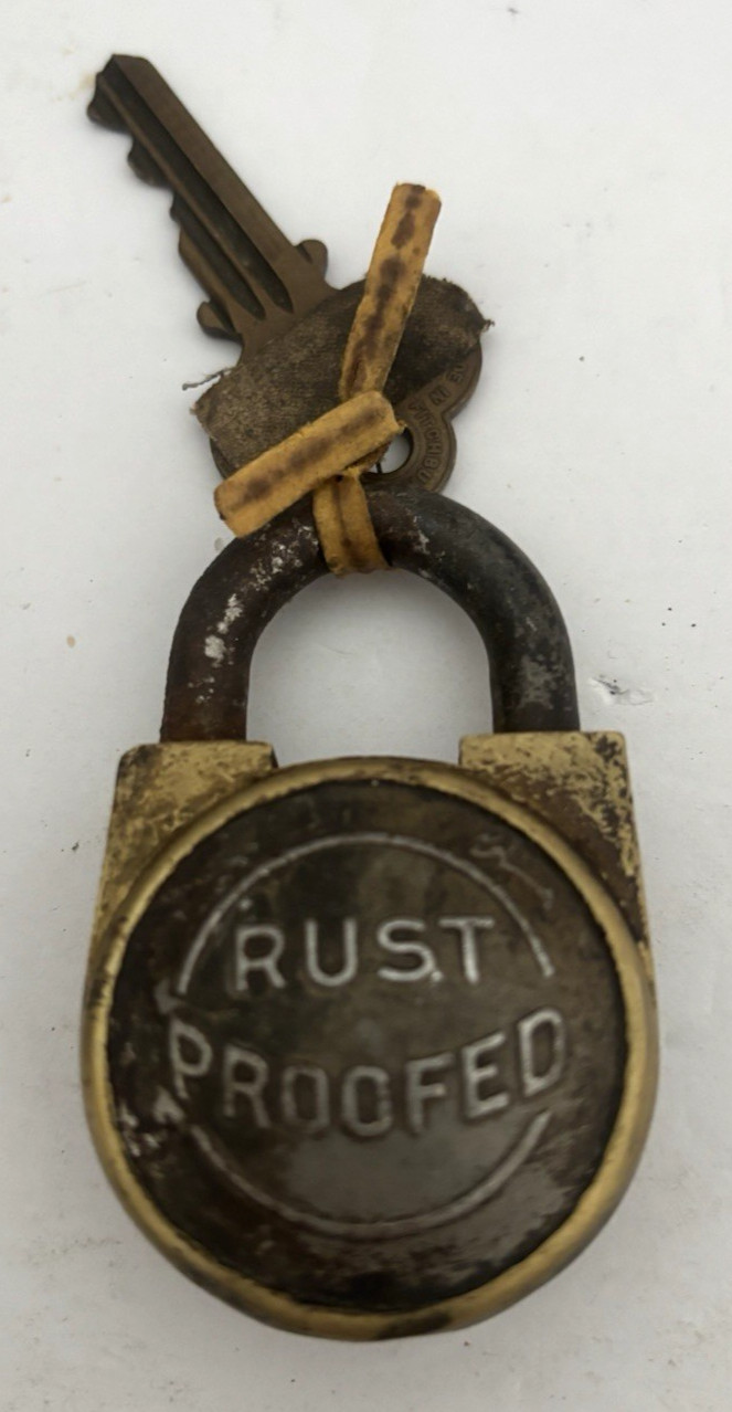 Lot of 4 Vintage Solid Brass Pad Locks – #4 Admiralty Squire English + 3 More