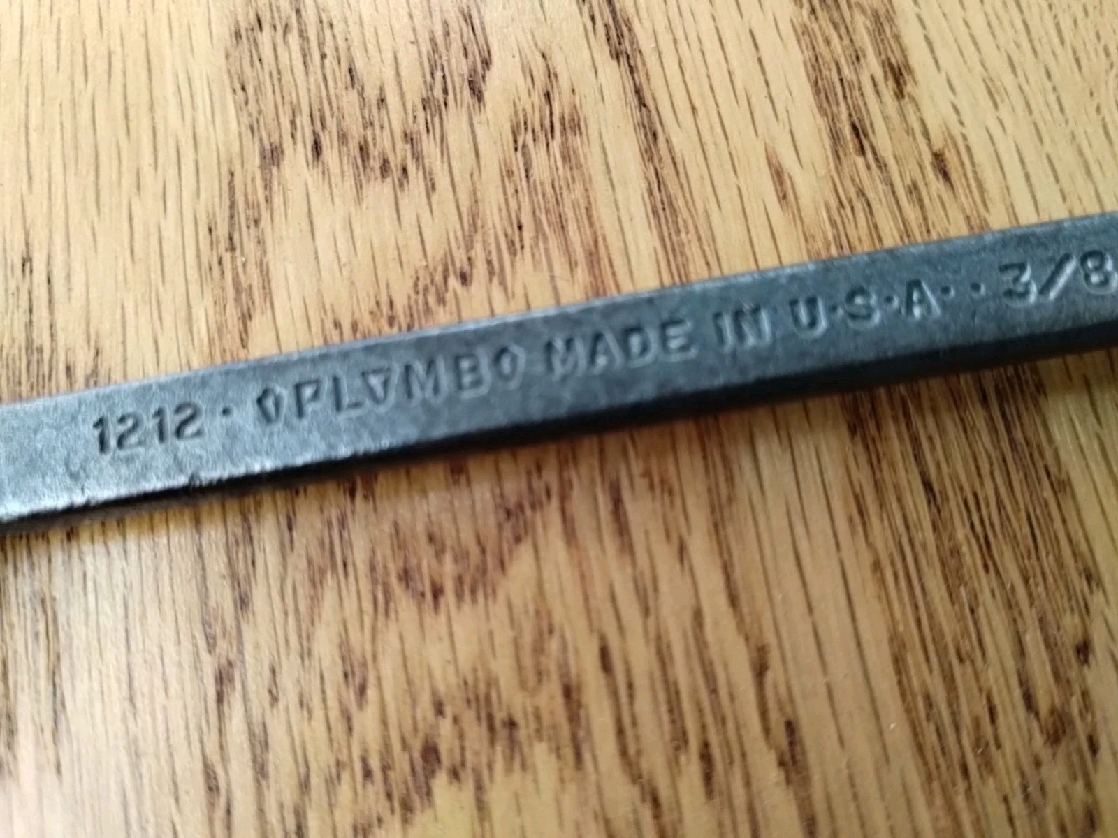 VINTAGE Plvmb 3/8″ 12-POINT Combo WRENCH No. 1212-USA plus Plumb 1/2″ Universal