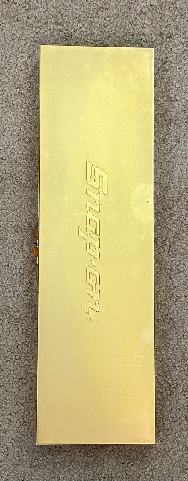 Snap On Gold Plated 18 Piece Drive Service Tool Set W/ Original Gold Metal Case