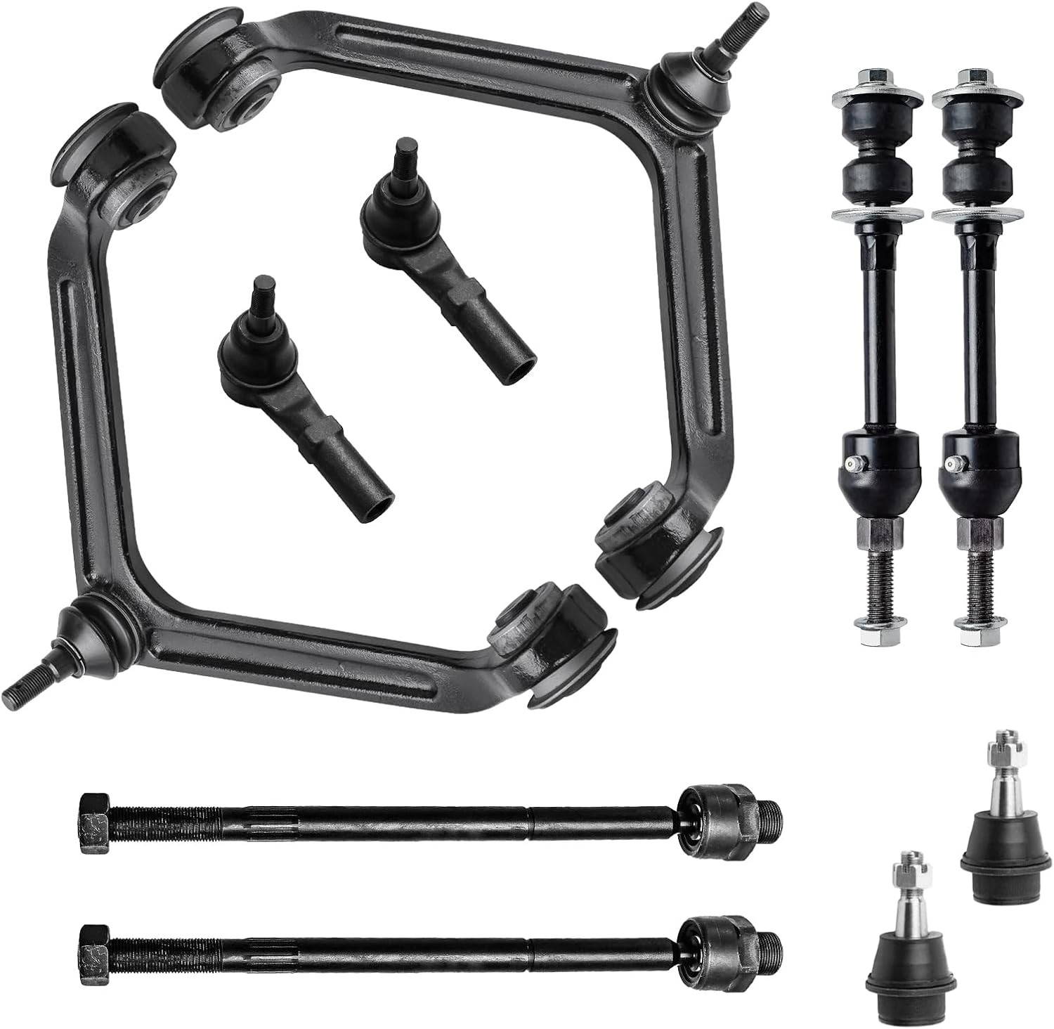 10PCS Front Upper Control Arm with Ball Joint Suspension kit fit for 2002 2003
