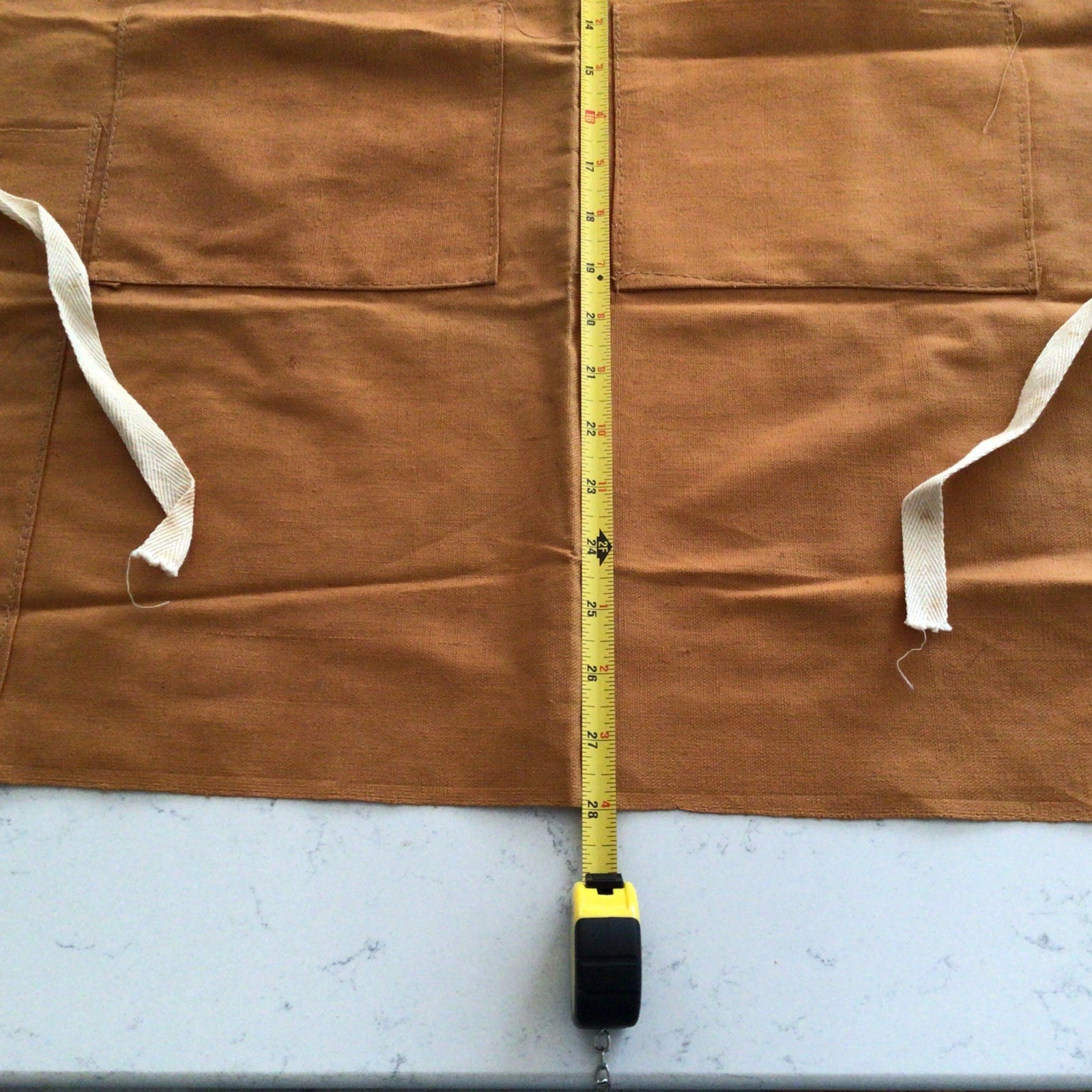 Vintage GILBERT QUALITY PAPERS Canvas Apron The Chatfield & Woods Co. Of Penna
