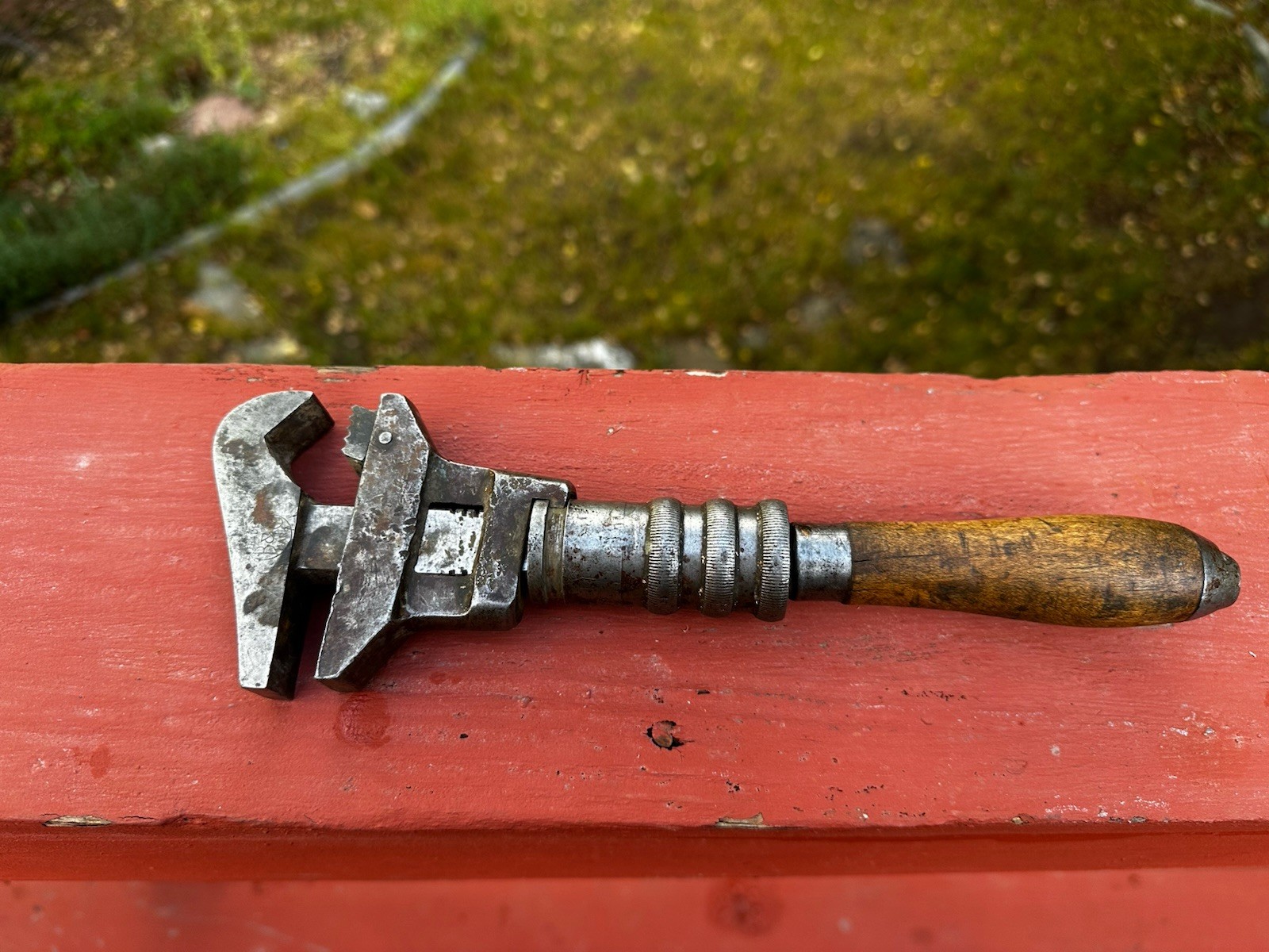 Vintage American Bemis & Call Double Jaw Hawk Bill Monkey Pipe Wrench