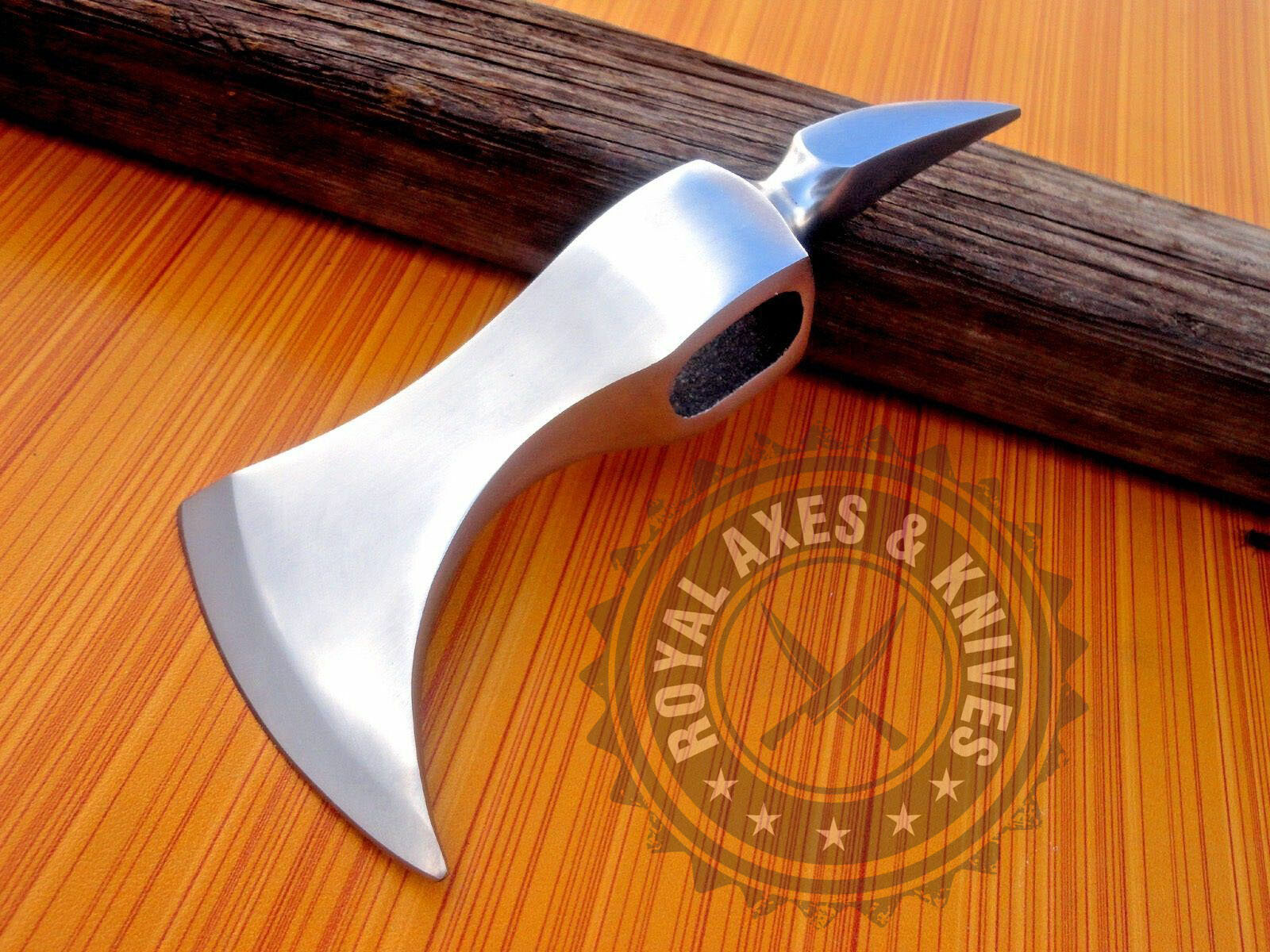 GIANT SKULL CUSTOM HANDMADE HIGH CARBON STEEL Tomahawk Viking AXE HEAD Z-H 7035