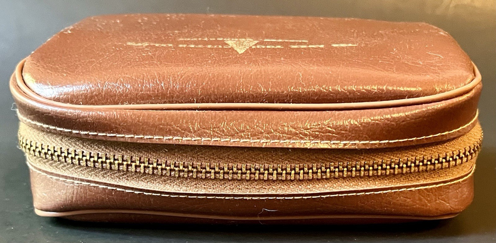 Vintage Apex Tool Cutler Co Shelton CT Vinyl Zipper Case First Aid Toiletries
