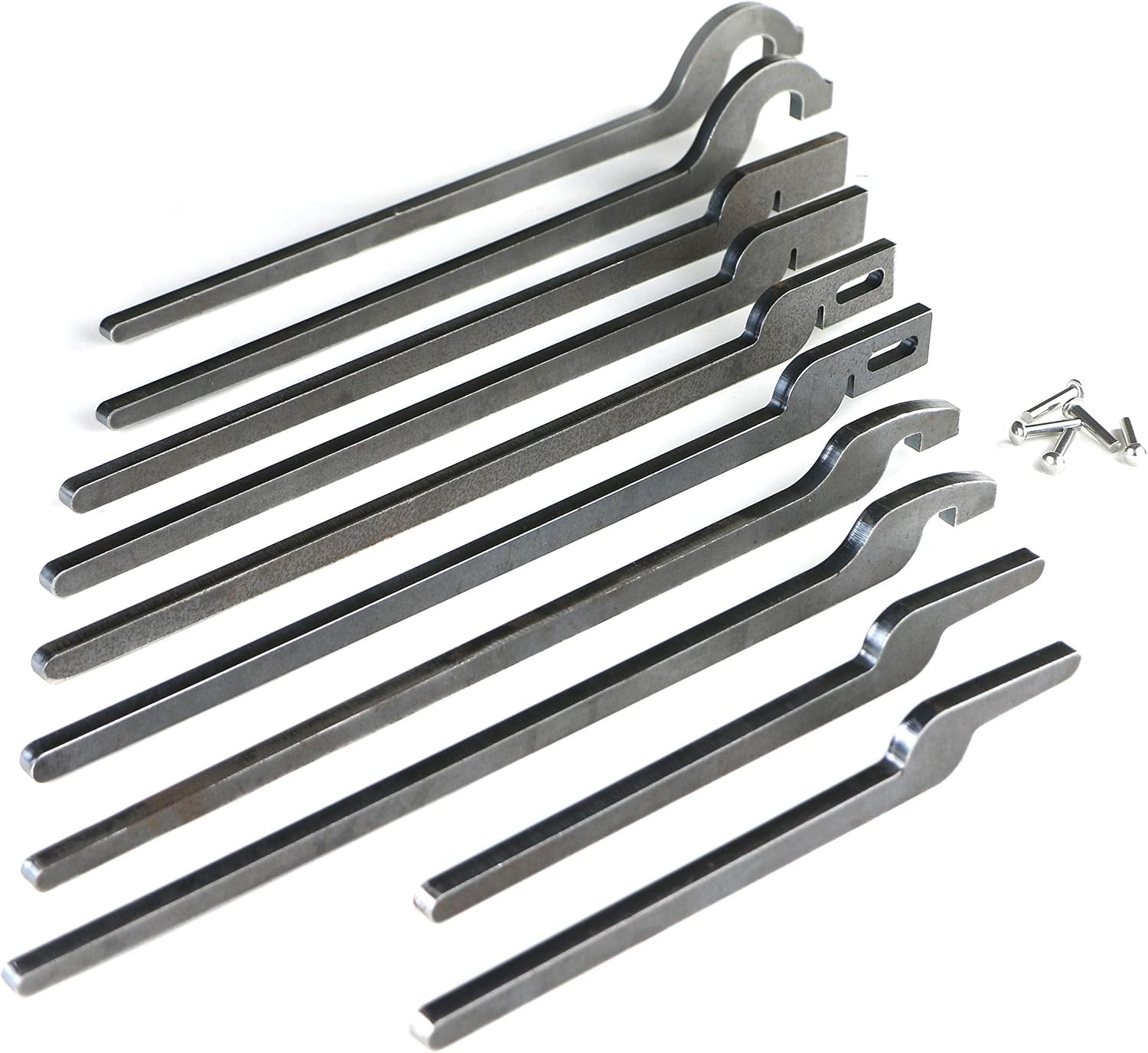 Rapid Tongs Bundle Set Five Types of DIY Blacksmith Tongs Rapid Tongs Bundle Kit