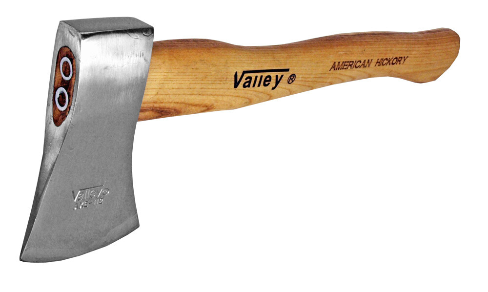17″ Valley Pro AMERICAN HICKORY Wood Handle Hatchet Axe w/ Polished 1.5lb Head