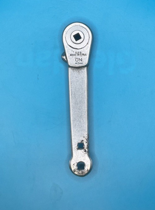 VINTAGE #123C REFRIGERATION RATCHET WRENCH IMPERIAL BRASS CHICAGO USA