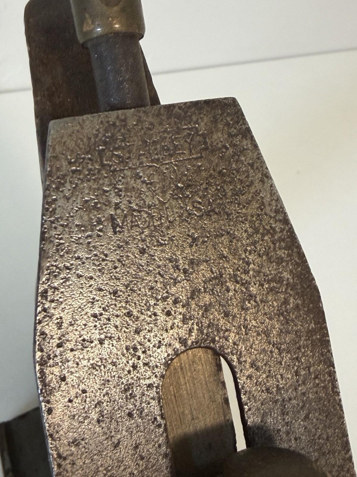 Vintage GTL Solid Brass Adjustable Smooth Hand Plane w/Stanley SW Blade