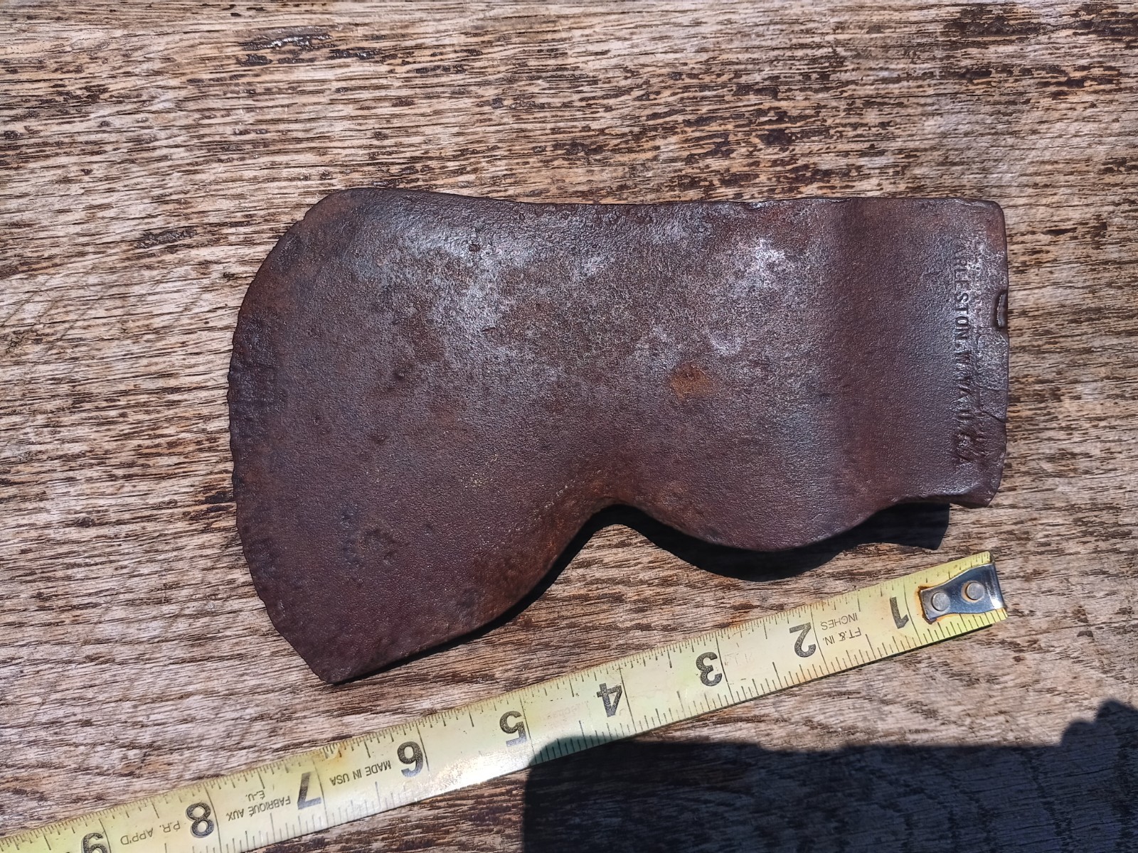 Vintage Kelly Works Charleston W. VA Rockaway Pattern Axe Head 3 lbs 12 oz