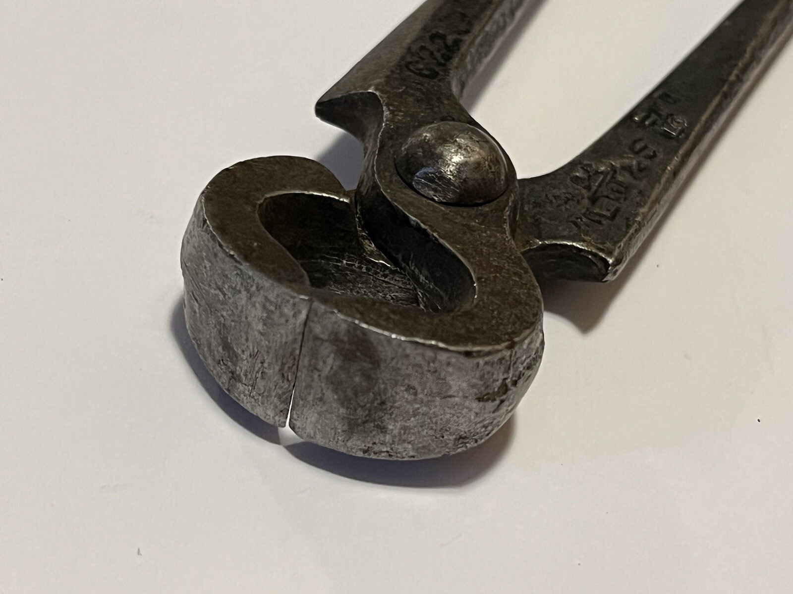 Vintage 5″ Long Blacksmith Farrier End Nippers Cutters No 622 NICE