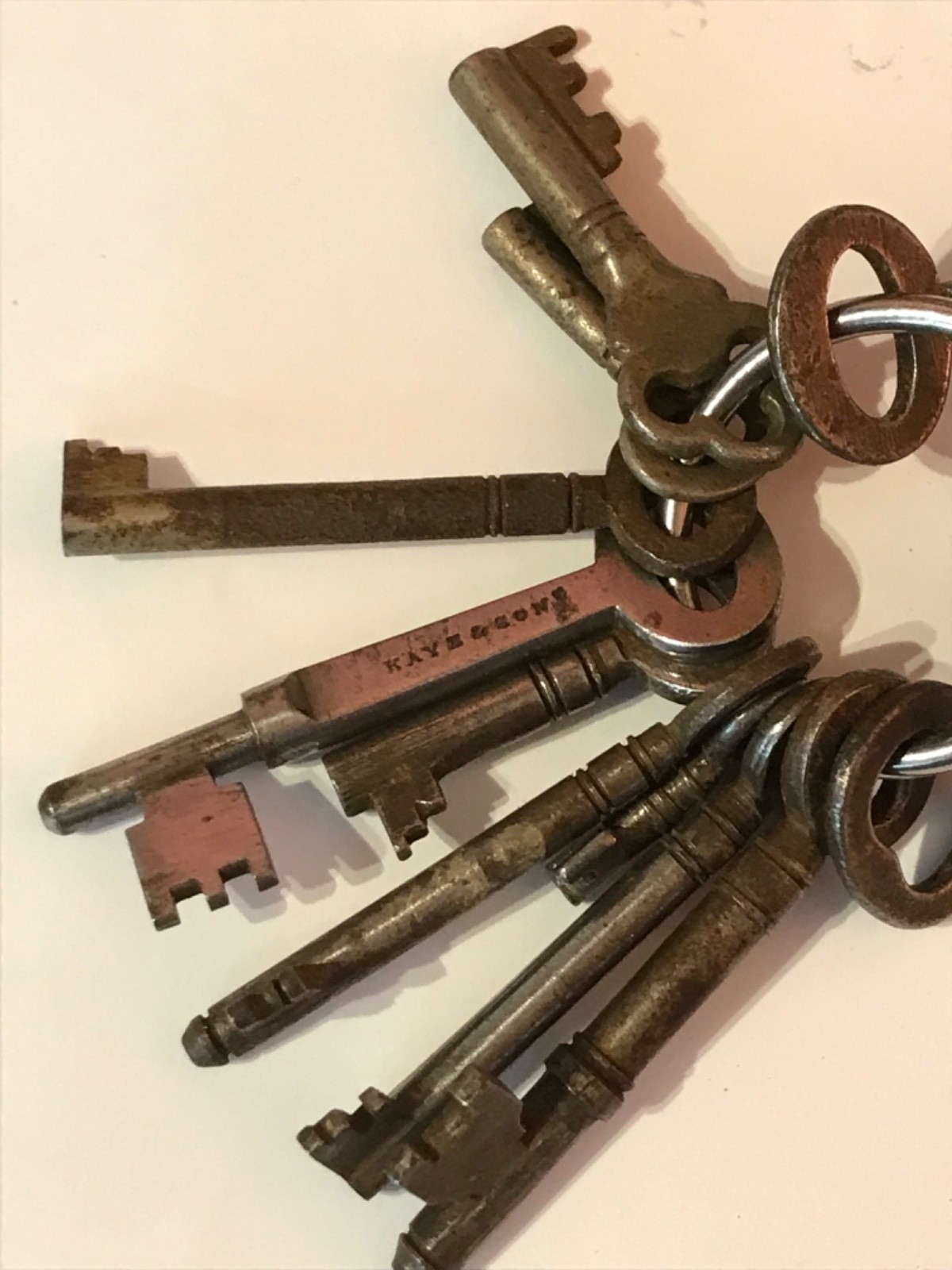 Antique Keys on Keyring