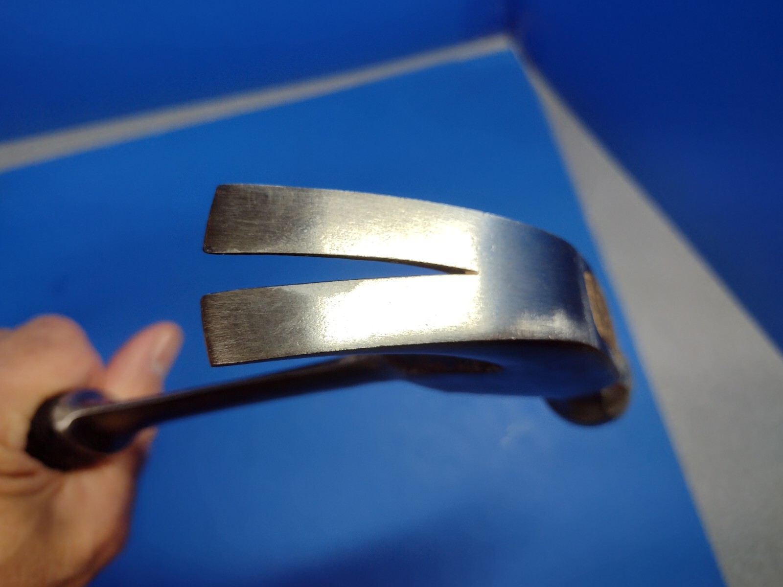 Vintage Vaughn 16OZ CLAW Hammer L16 STACKED LEATHER HANDLE