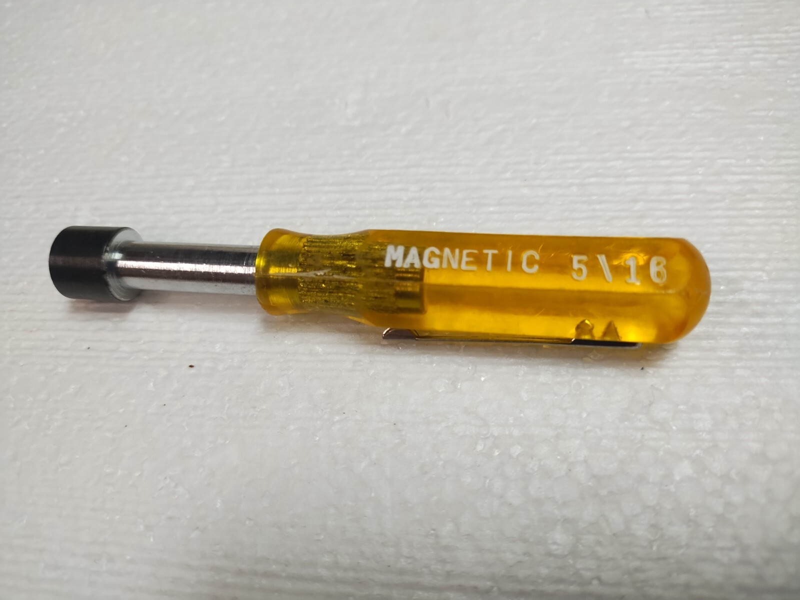 XCELITE NUT DRIVER. 5/16 P10 P10M Magnetic Vintage, New NOS. With clip. Made USA
