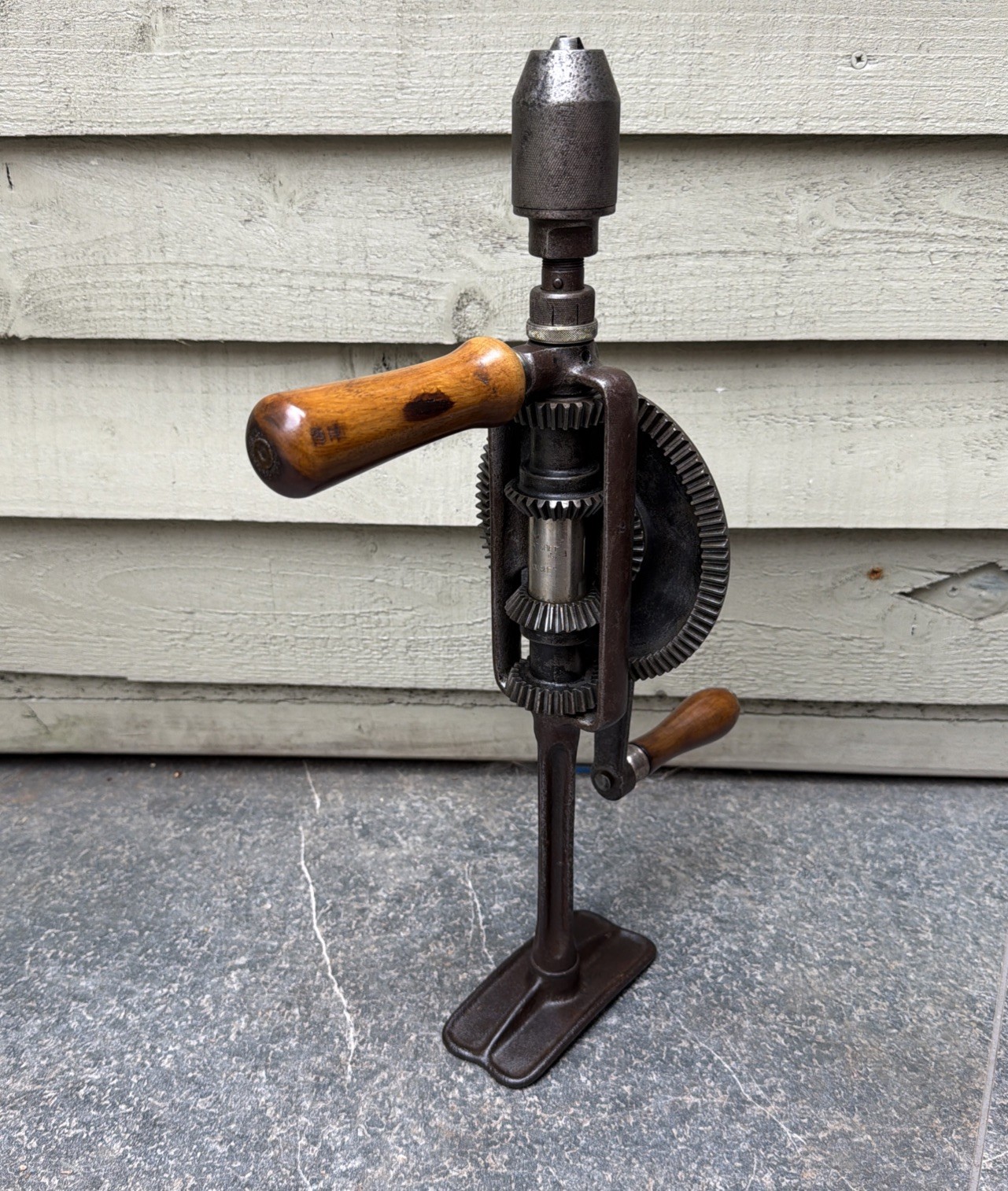 Vintage Yankee 1555 Breast Drill – 2 Speed – North Brothers – Early Tool
