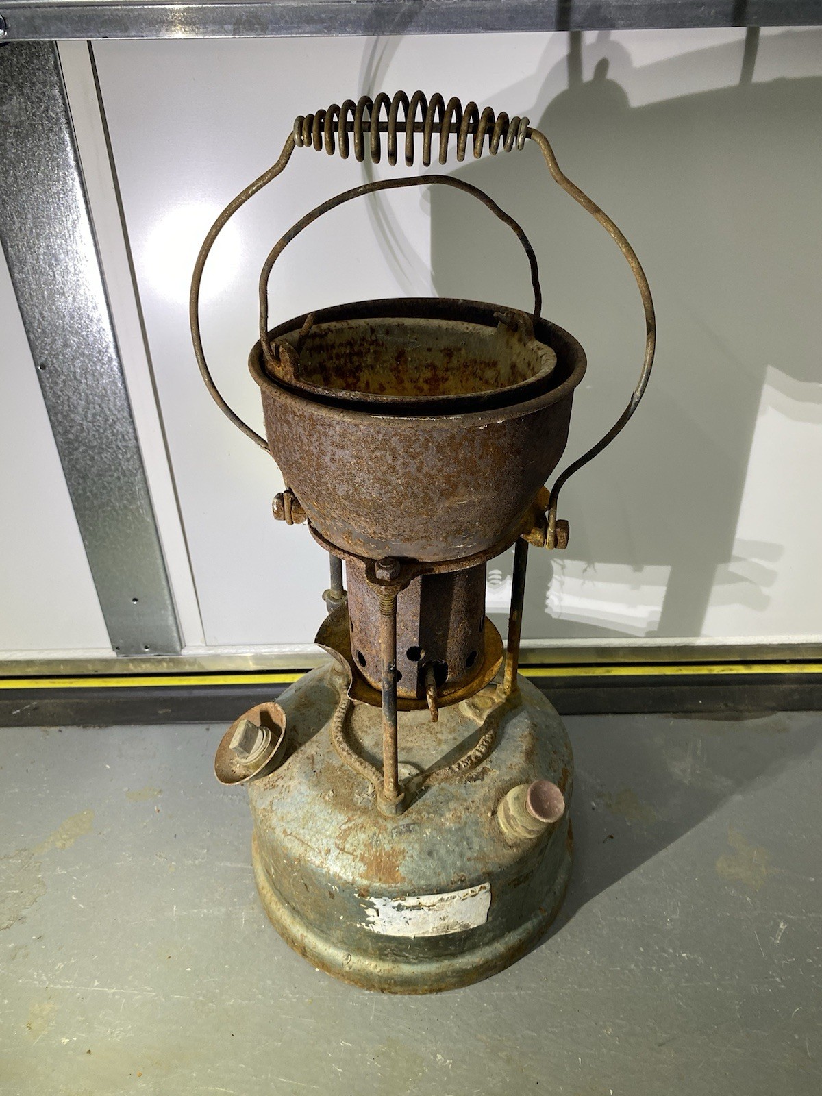 Vintage plumbers furnace smelting stove Wards Lakeside quality Montgomery ward