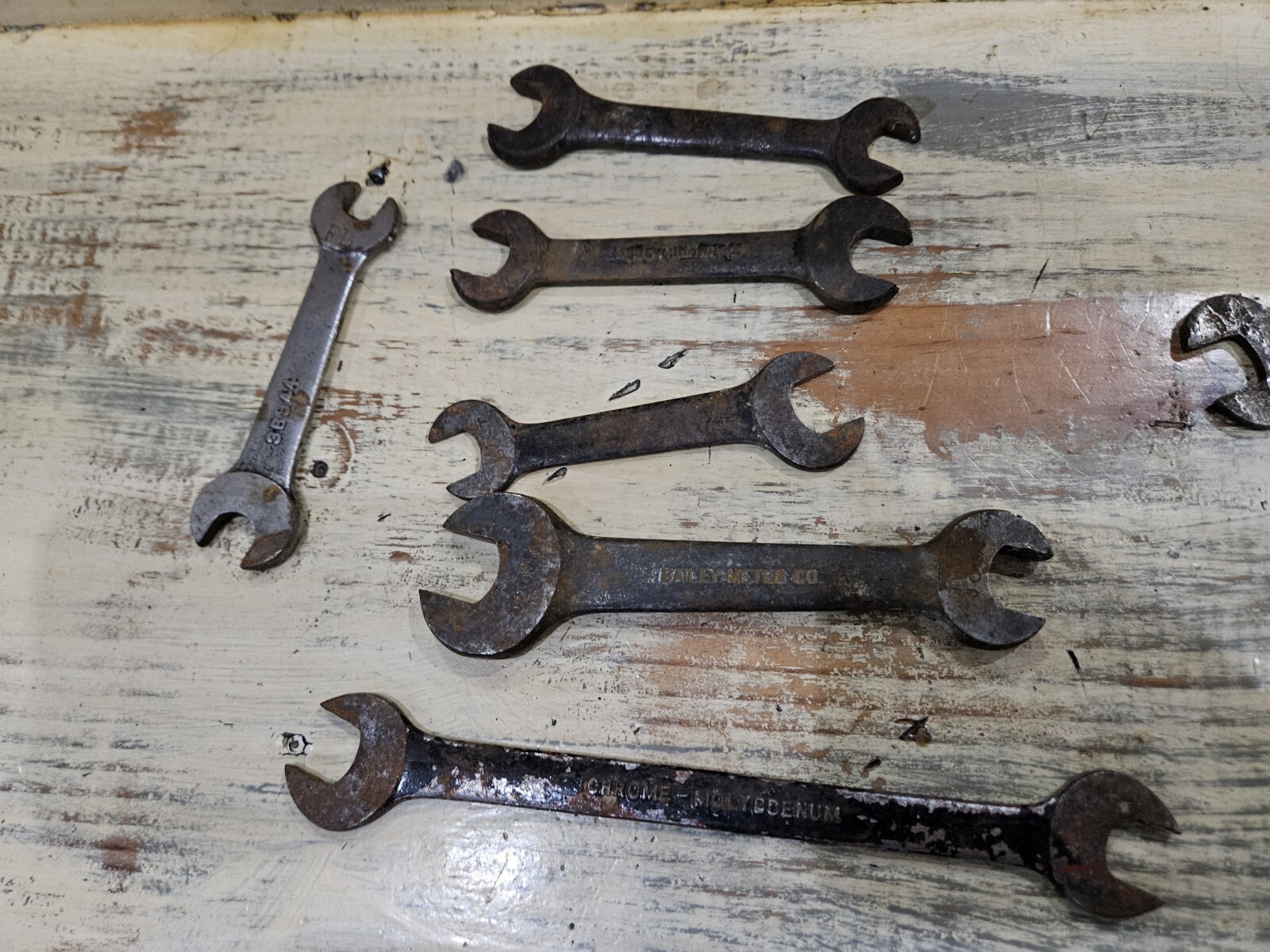 LOT Of 12 Pieces Vintage Wrenches FREE SHIPPING SHIPPING