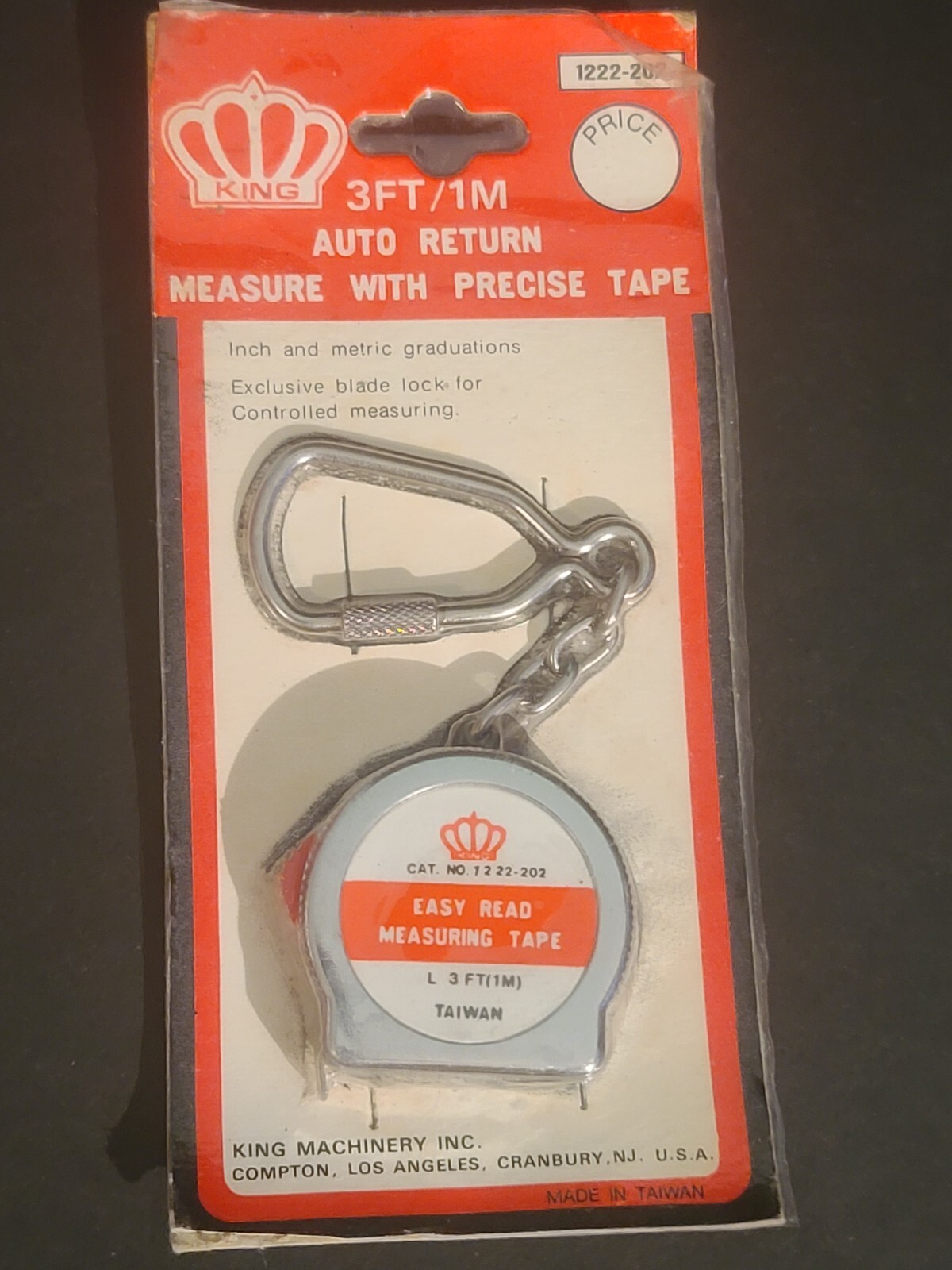 NEWV SEALED Vintage King 3 Foot Measuring Tape