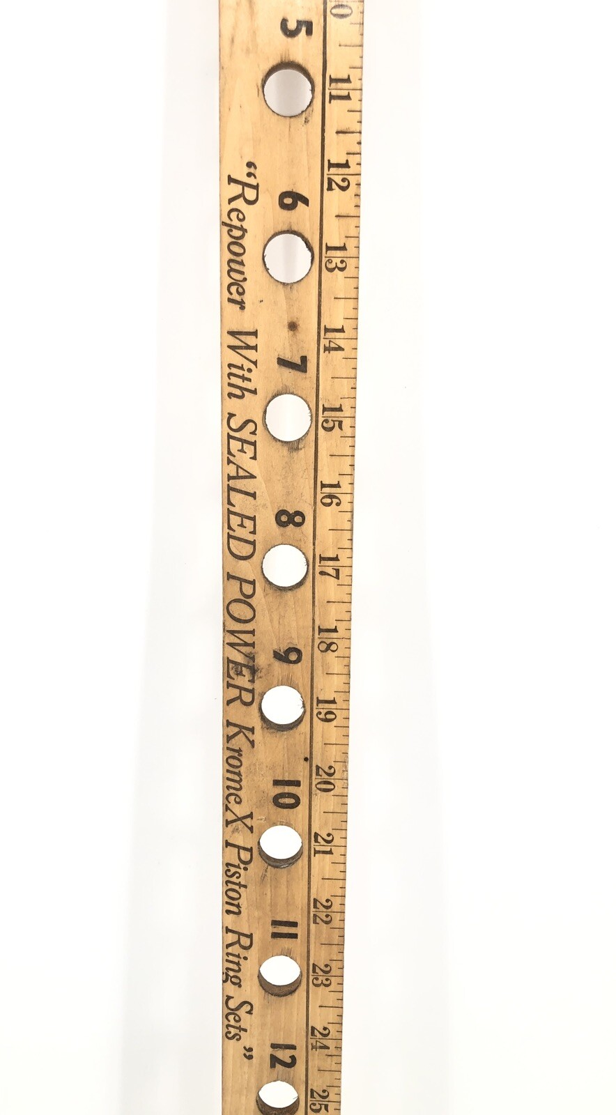 Huffman Engine Parts & Service Auto Shop Vintage Advertising Yard Stick Eugene