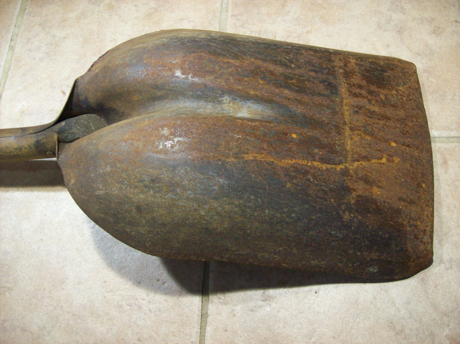 Vintage Antique #2 Wood Coal Shovel, with D Handle, Railroad Coal Shovel
