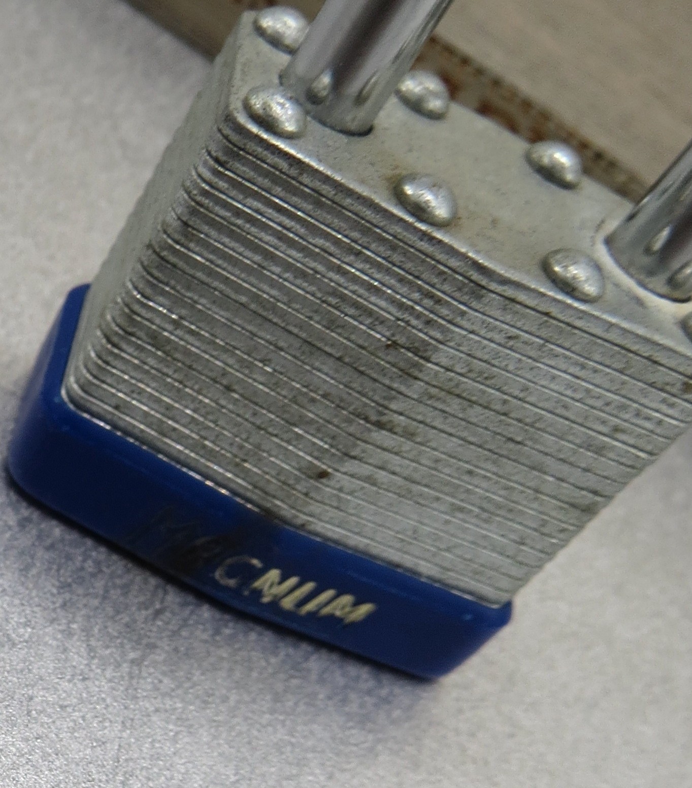 Retro Vintage Magnum Padlock w/ Working Key – Great for Storage Units or Sheds