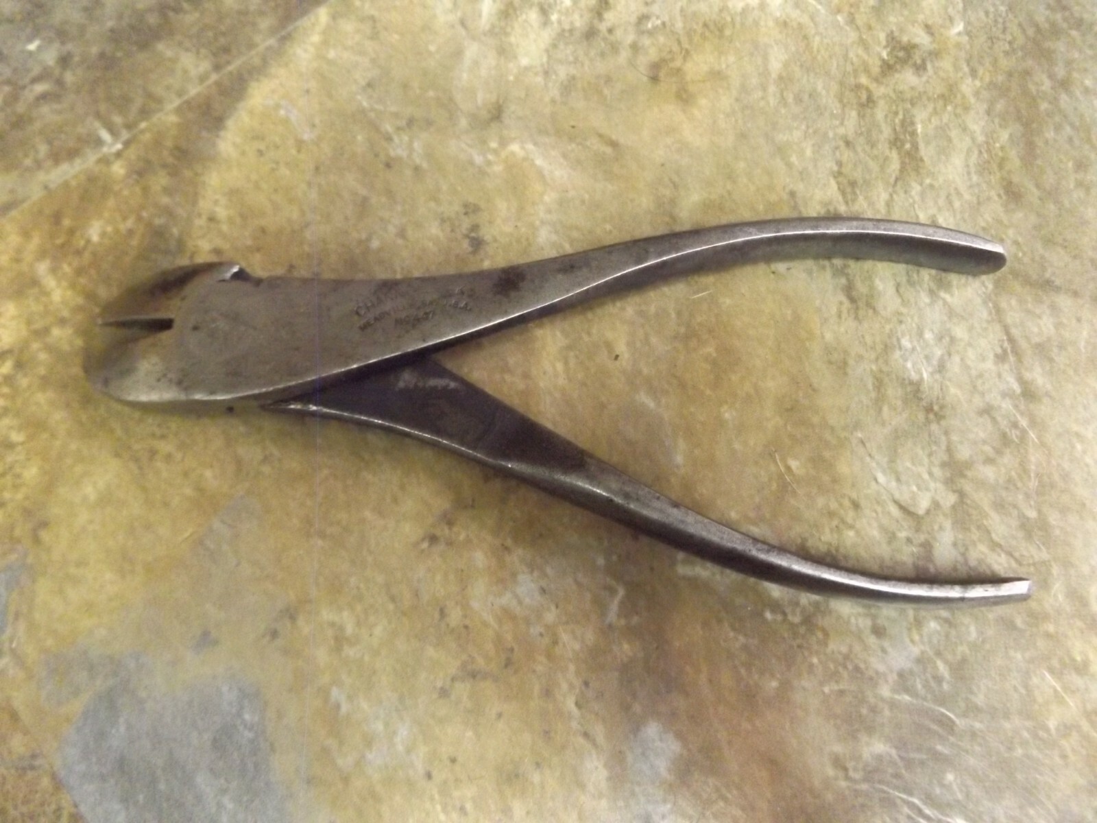 Vintage Channellock No.447 Curved Jaw Diagonal Pliers 7-3/4″ Long