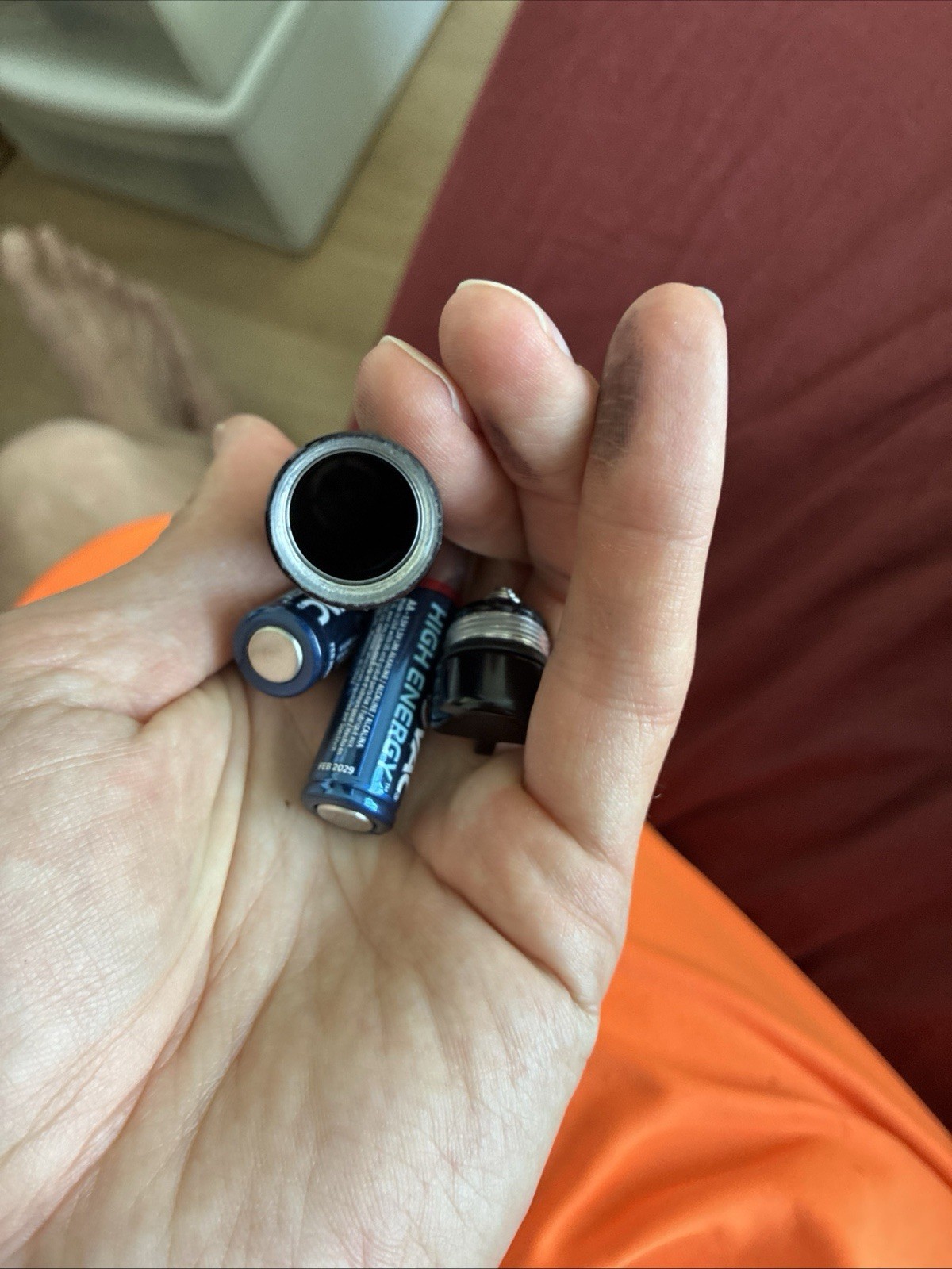 Vintage Black Maglite Mini Mag Flashlight 2AA