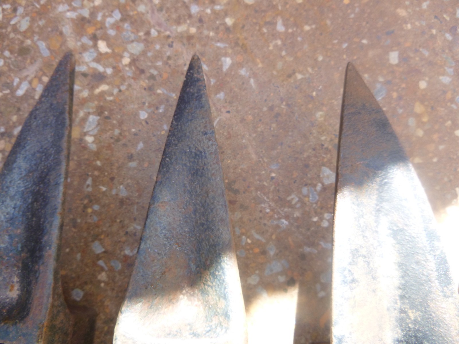 Lot of 4 Zabarte Grubbing Hoe Heads 3 – 10″ & l – 16″