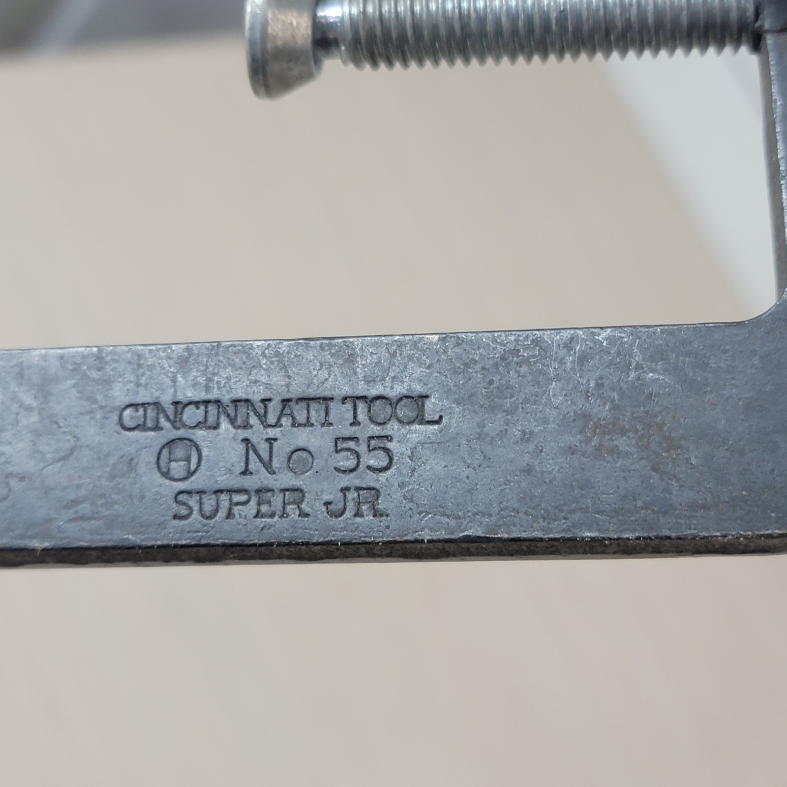 Vintage Cincinnati Tool Co C-Clamp Set No 53 54 55 56 Super Jr USA