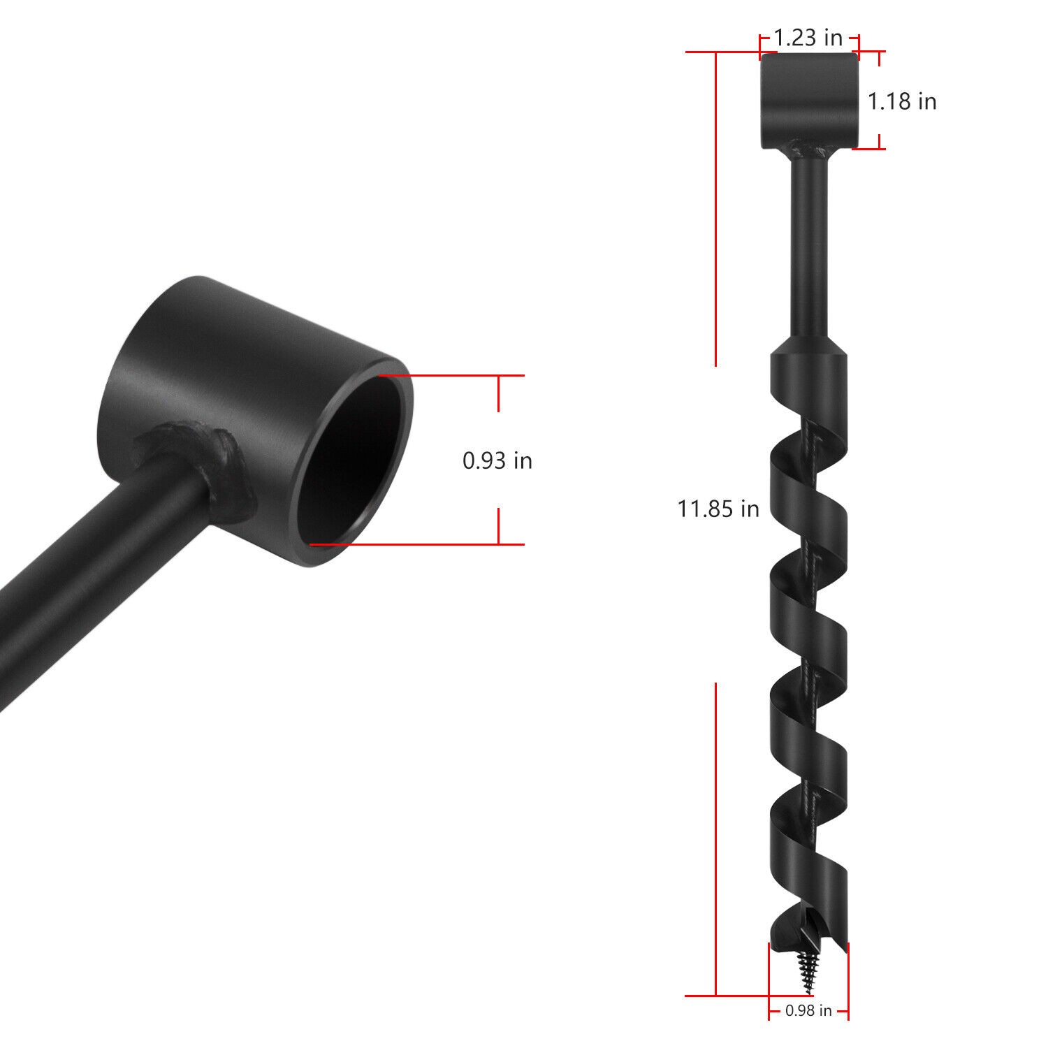 For Camping And Bushcraft Backpack 1” x 12” Scotch Eye Wood Auger Drill Bit