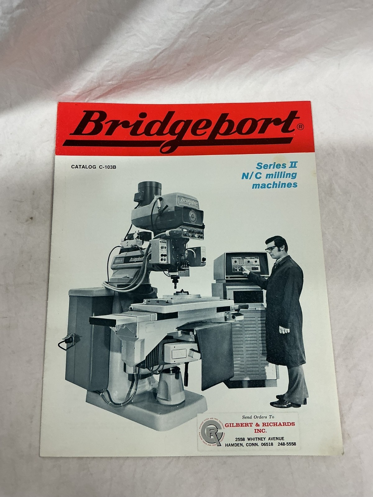 Vintage Bridgeport Series II N/C Milling Machines Catalog C-103B