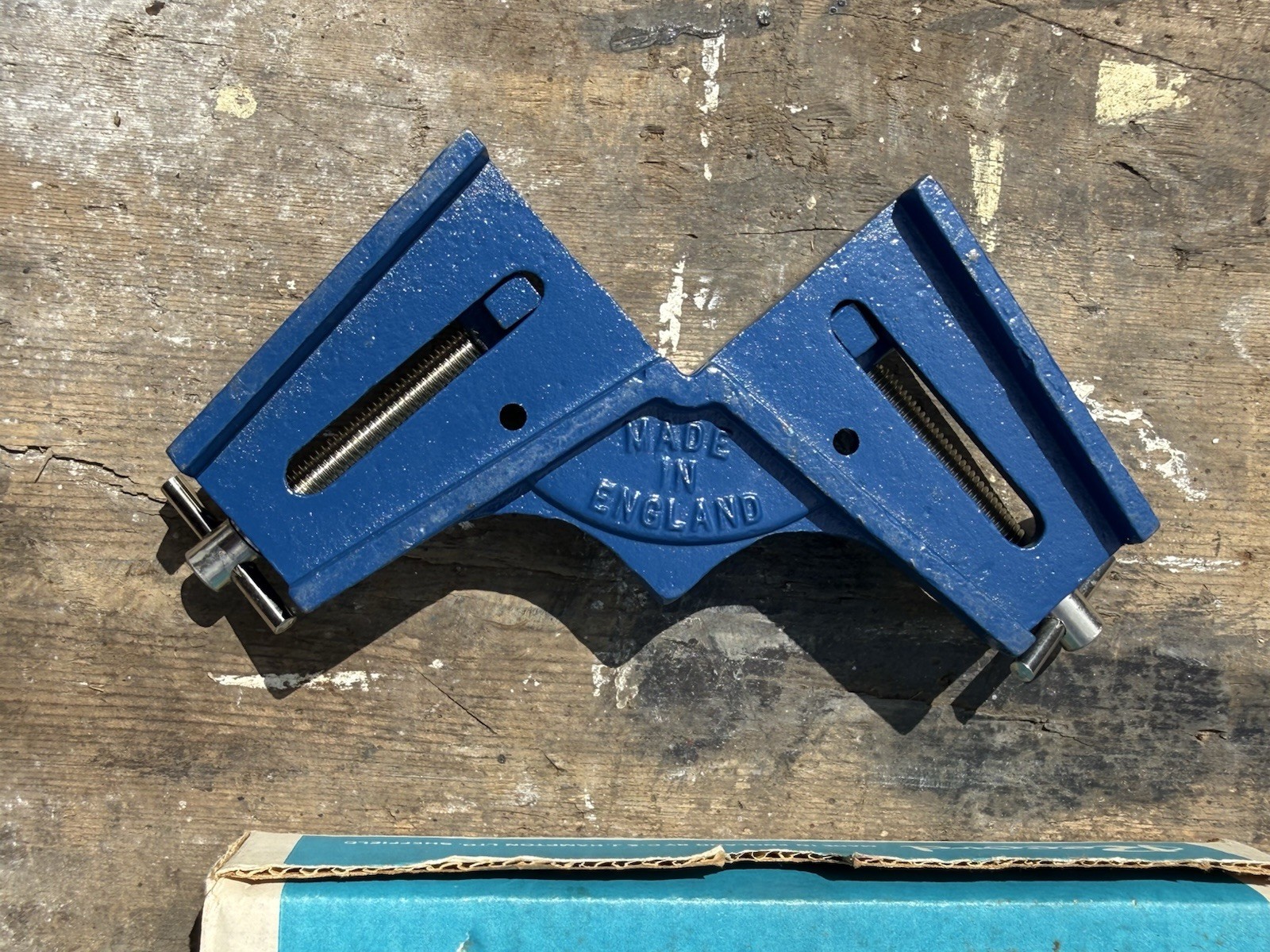 Vintage Record Marples M140 Corner Clamp Cast Iron 90° Vice Woodworking Tool