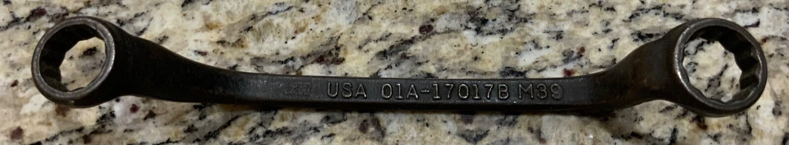 Ford Offset Double Box End Wrench Made in USA M 01A-17017 B M39 Vtg Ford Company