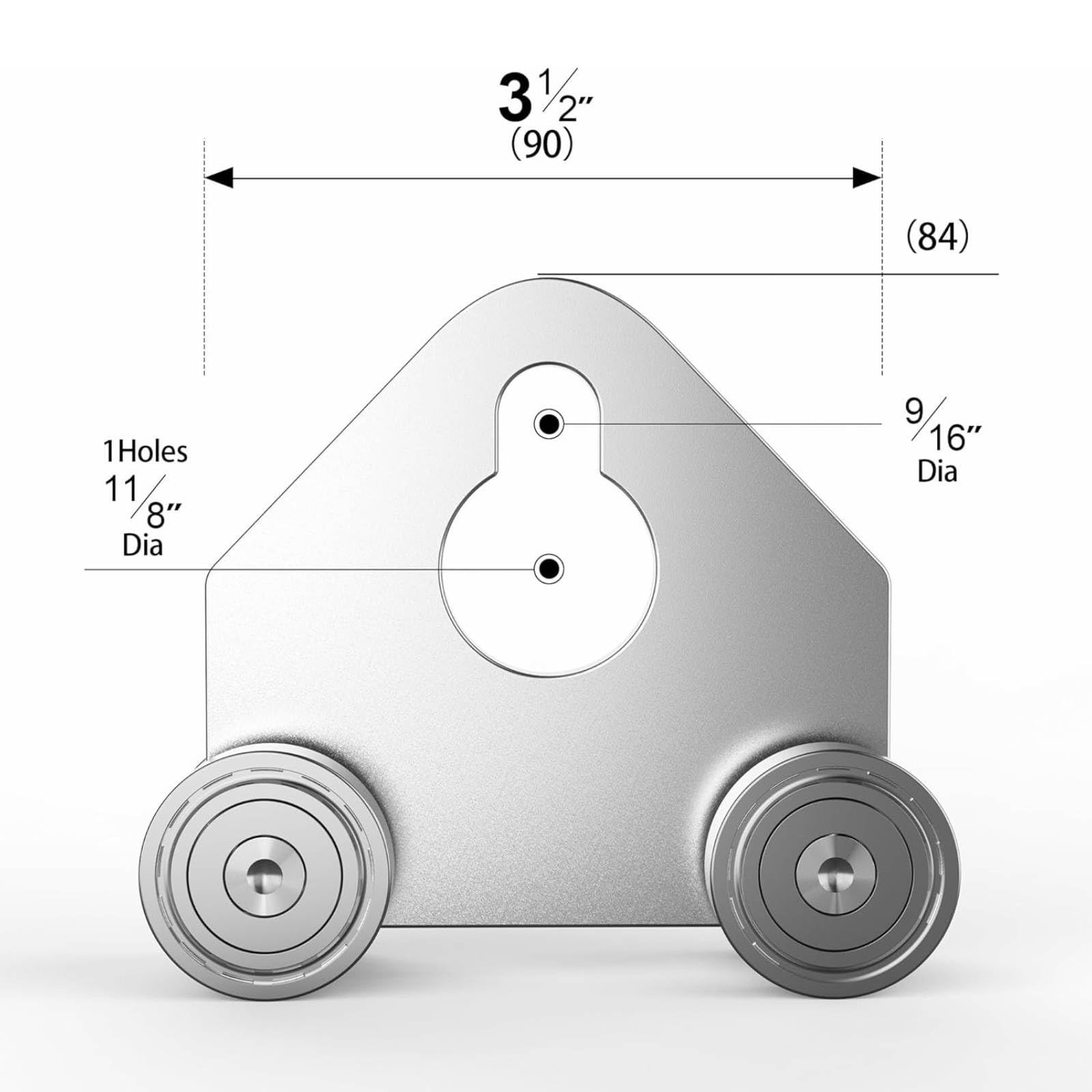 4 Wheel Trolley Assembly Roller Trolley – Use with 1-5/8″ Wide and All 1-5/8″…