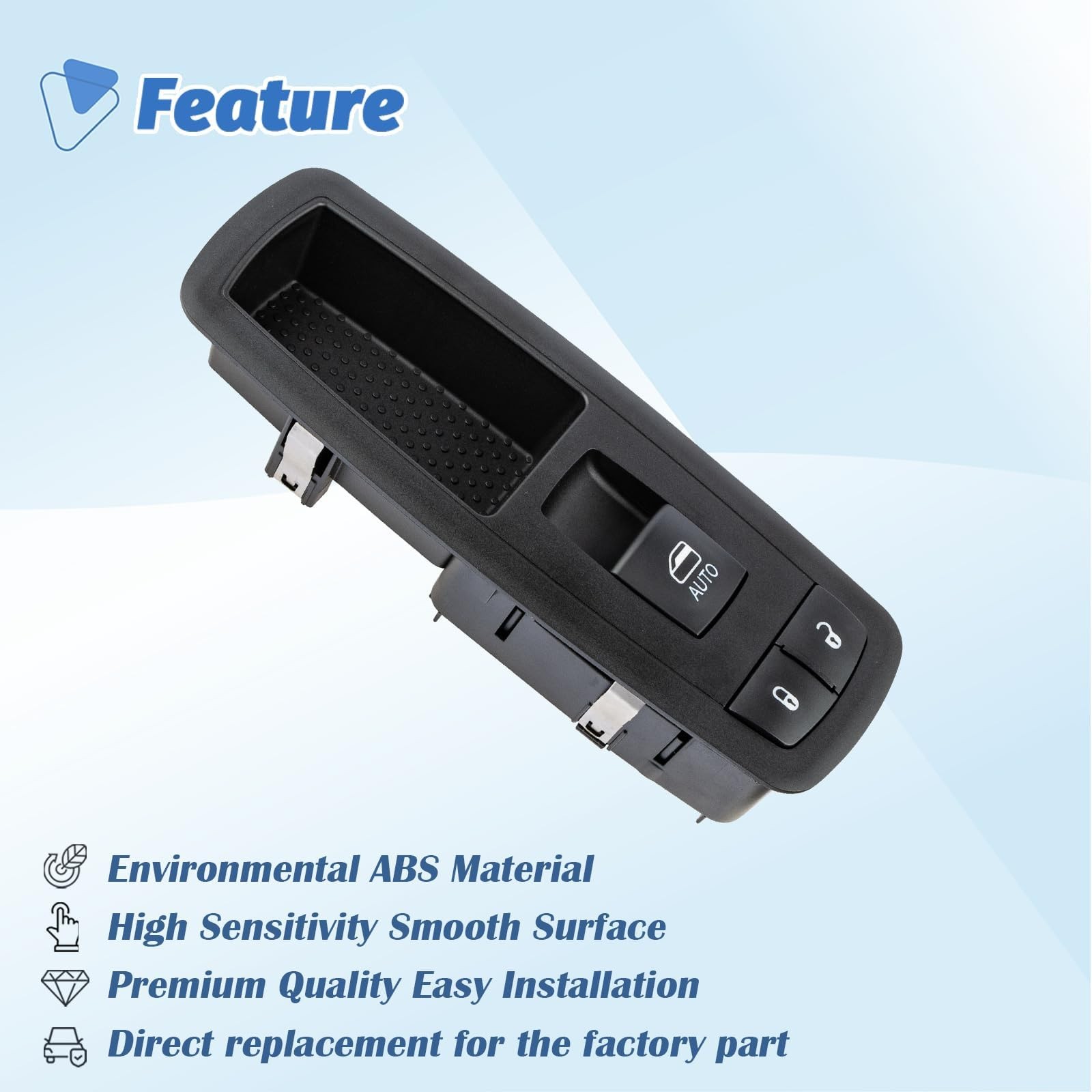 Passenger Power Window Switch for 2015-2017 Chrysler 200/300 | Fits for 2017-…