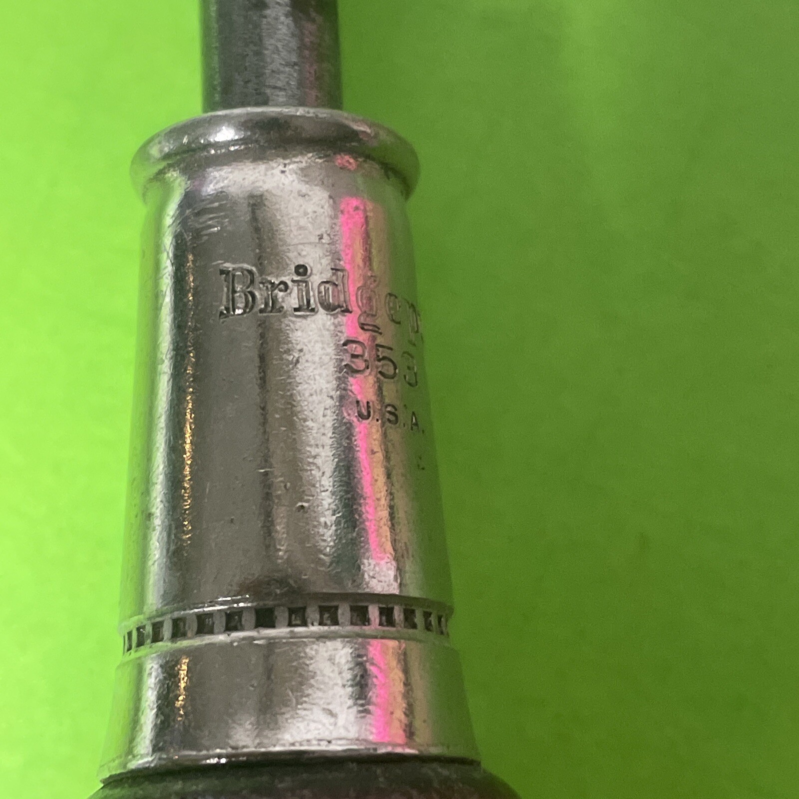 Vintage Bridgeport 11″ Phillips Head Screwdriver 353 USA Carbon