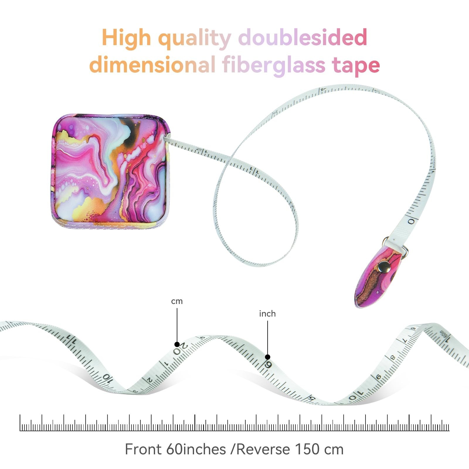 Mini Tape Measure Retractable Soft Tape Measure for Sewing, Cloth, Fabric & M…