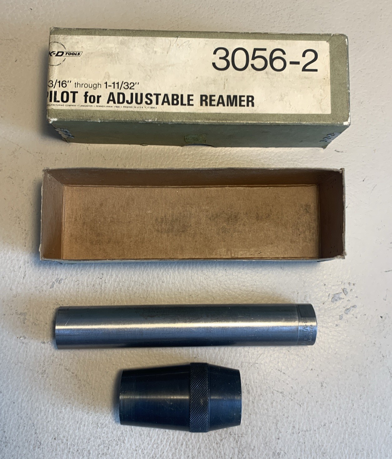 Vintage K-D Tools # 3056-2 Pilot for Reamer 1-3/16”to 1-11/32” – USA