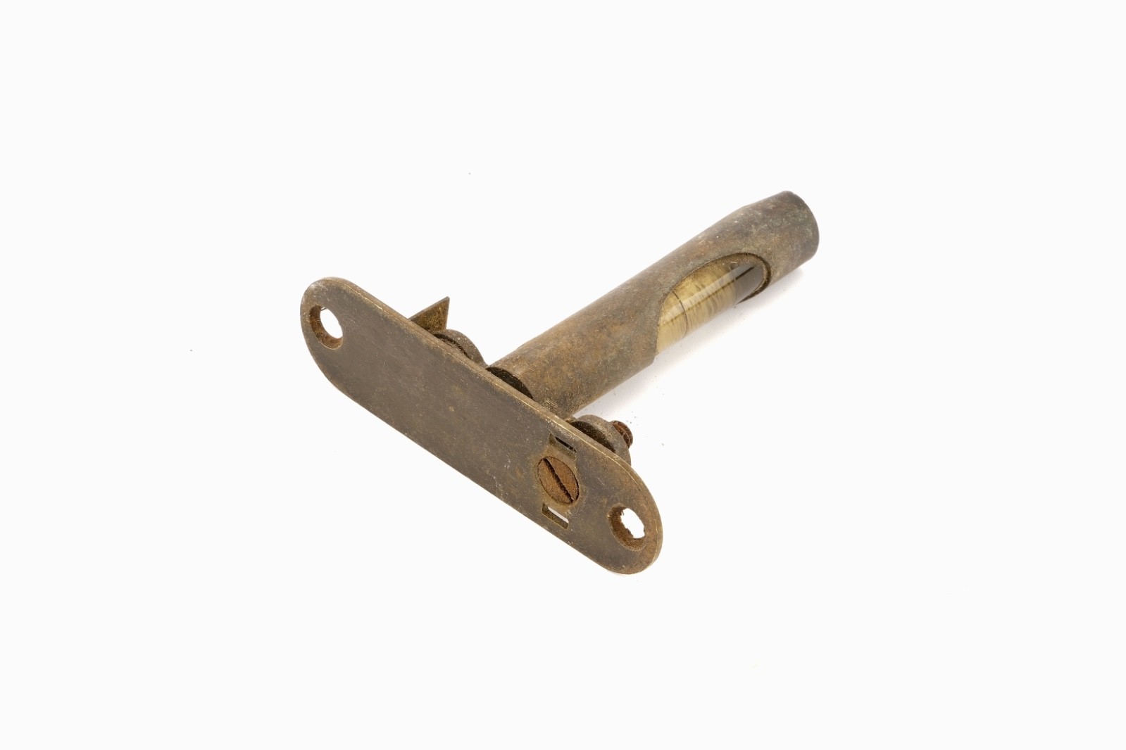Level Parts – Antique Stanley Adjustable Plumb Vial Assembly