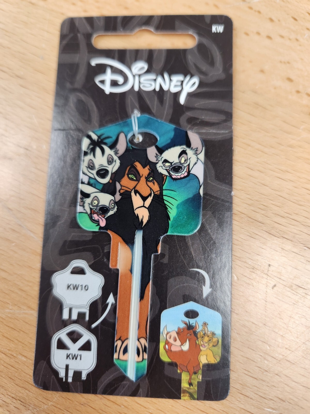 DISNEY THE LION KING KWIKSET KW1/KW10 KEYBLANK