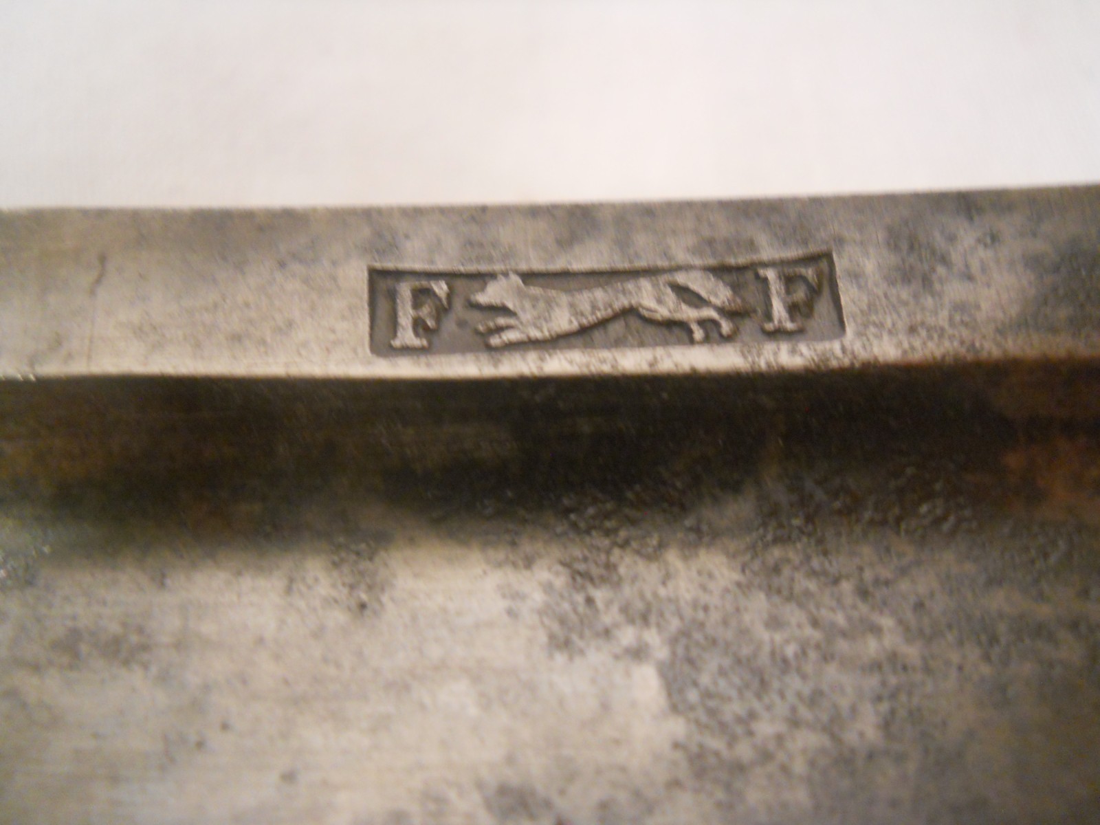 Vintage 9″ Drawknife Carpenter Woodworking Old Tool F fox F makers mark