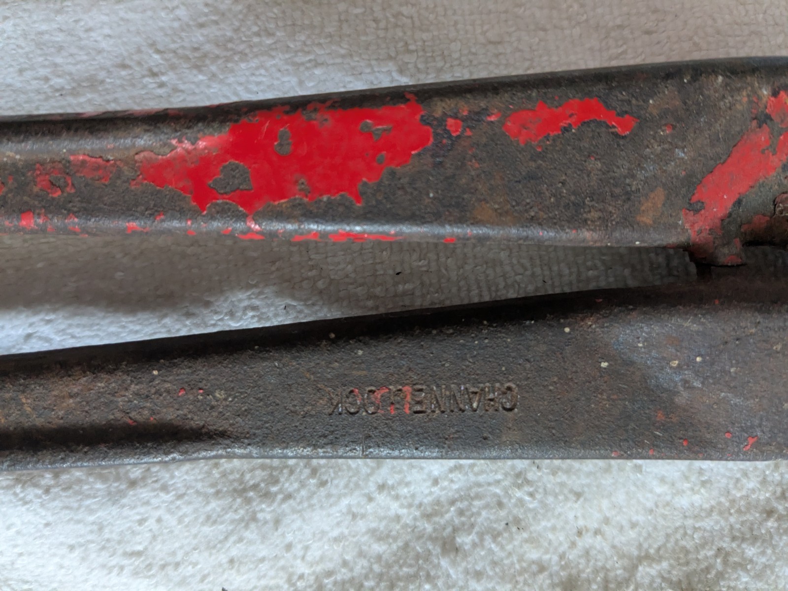 ANTIQUE Vintage CHANNELLOCK 14” NIPPERS Offset End Cutters Ferrier Tool Pliers