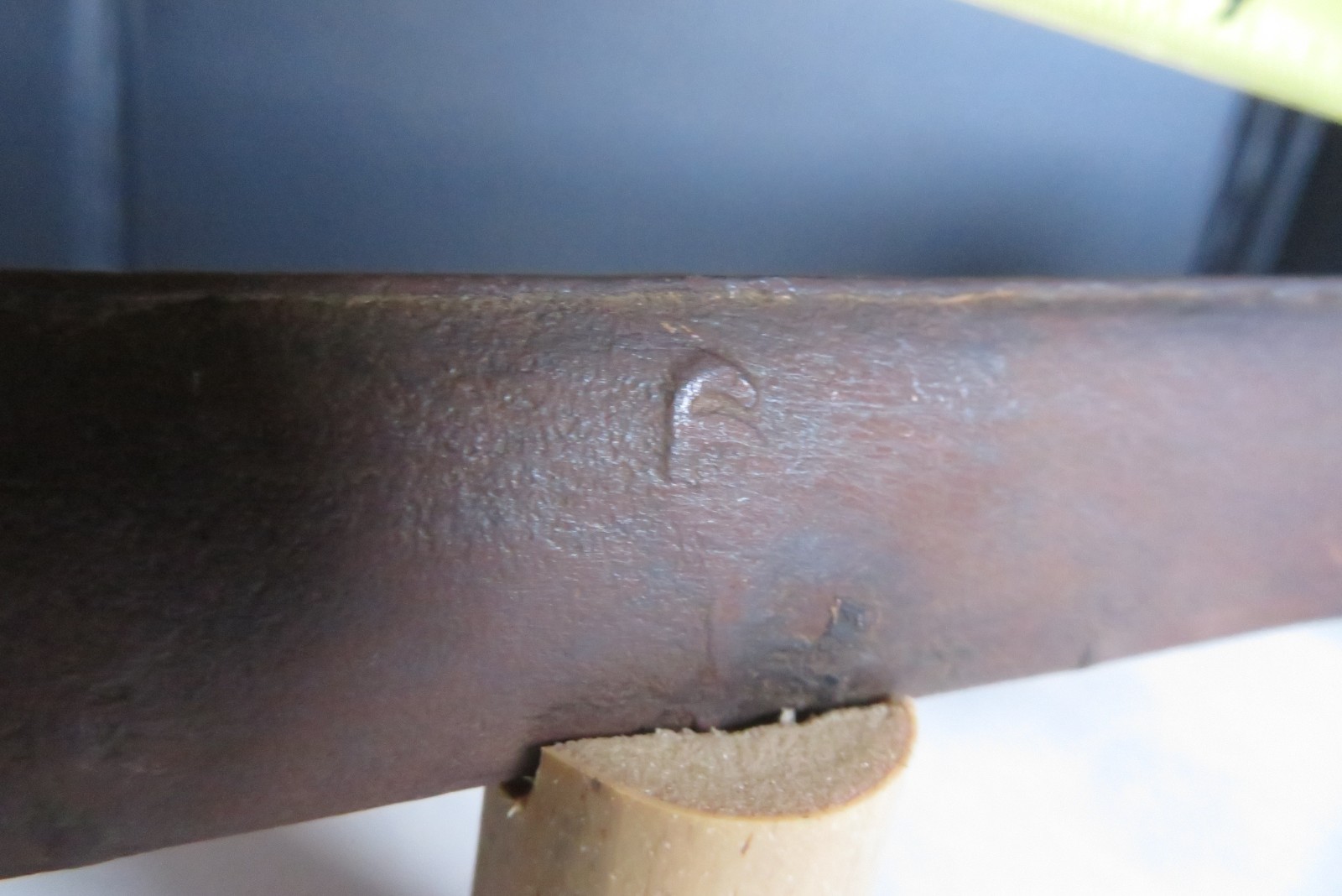 VINTAGE 10½” Tool Drop Forged Wrench With Scale Ruler 5/8″ × 1 1/8″ Open End