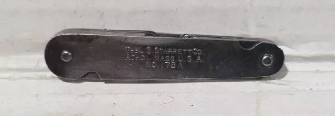 Vtg L.S. Starrett No 178-A Fillet and Radius Gage Gauge Tool