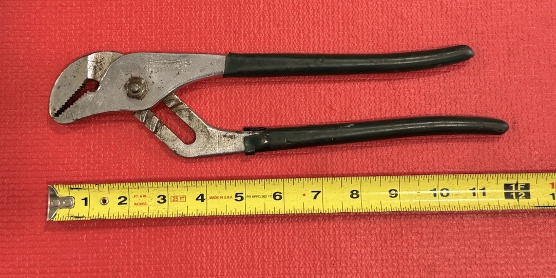 Diamond Diamalloy Horseshoe HL112P 12″ Tongue Groove Joint Pliers Made In USA