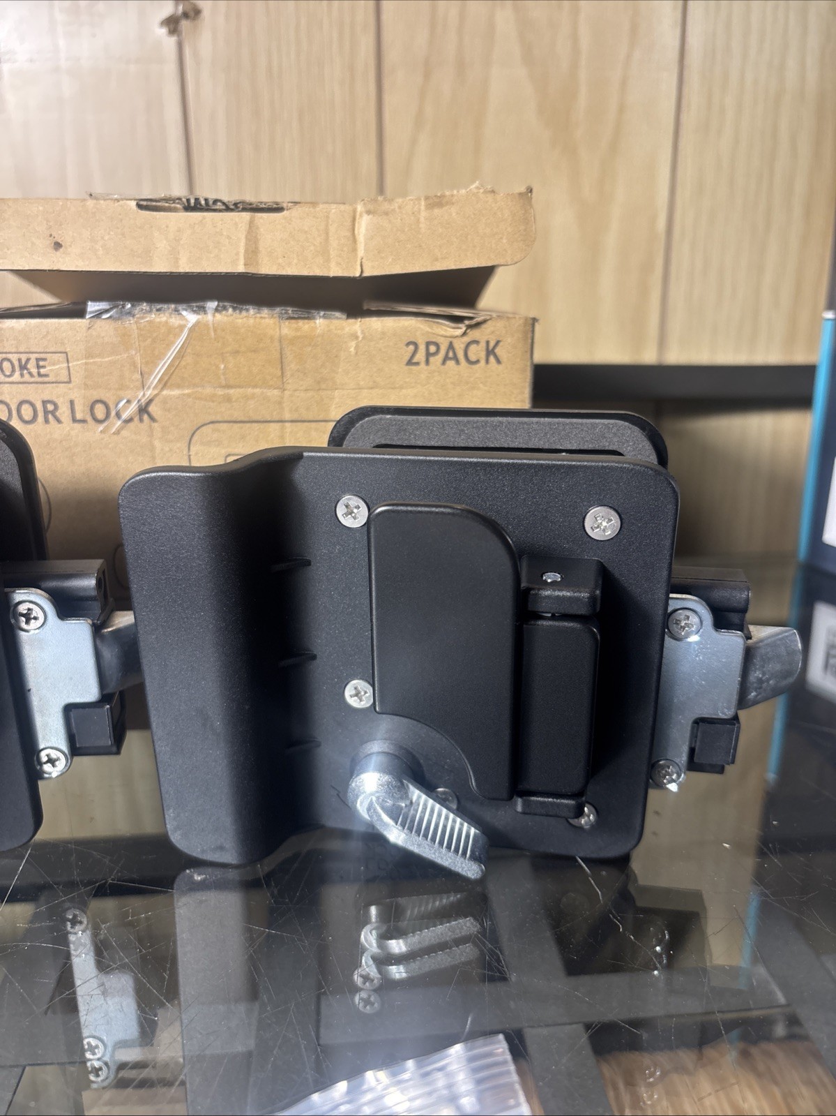 2 RV Door Lock for Travel Trailers with Paddle Deadbolt, Camper Read Description