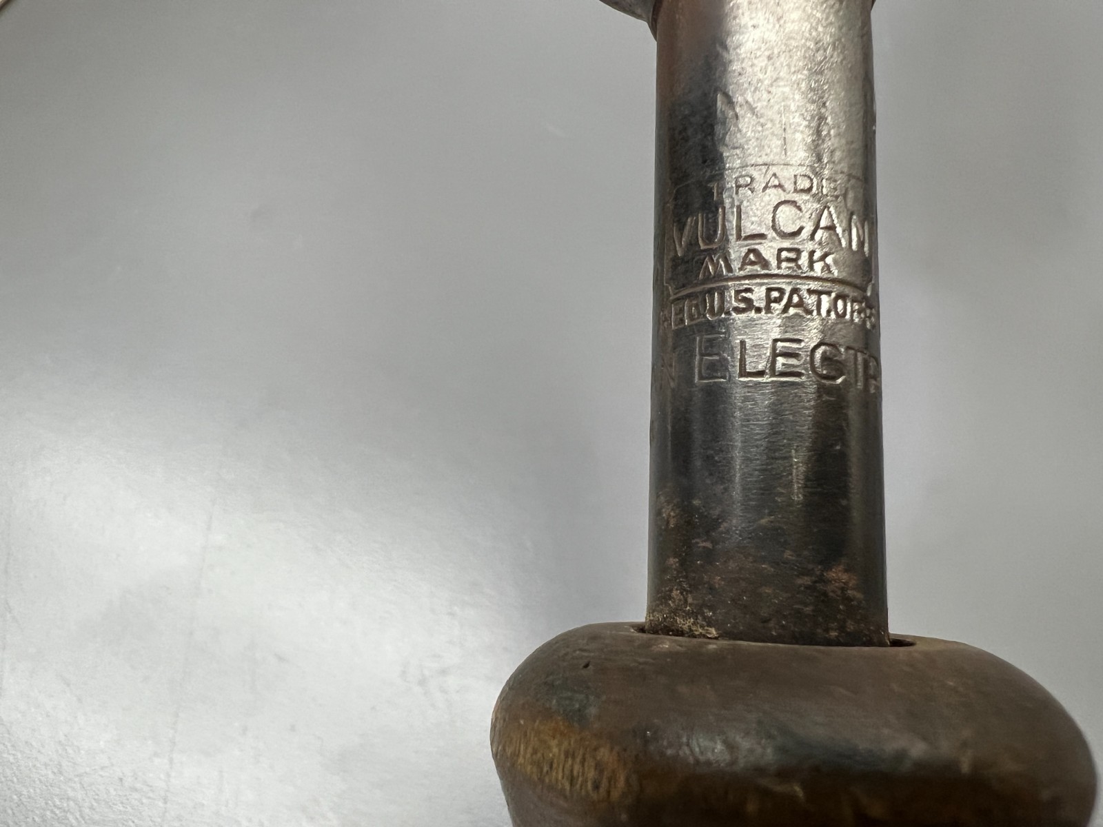 (l) VINTAGE VULCAN HEAVY-DUTY SOLDERING IRON NO. 70 220W 110V TESTED VG USA